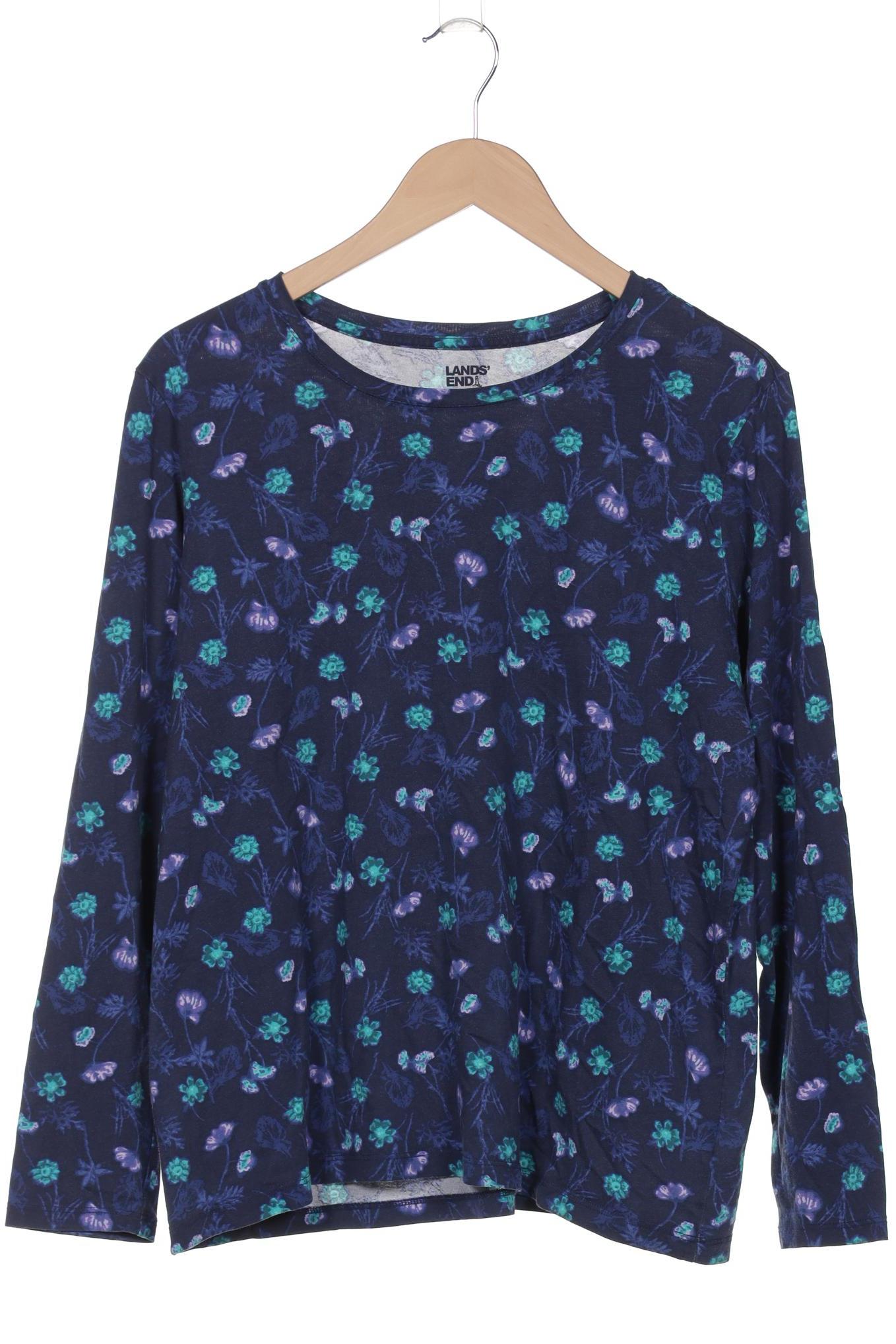 

Lands End Damen Langarmshirt, marineblau, Gr. 42