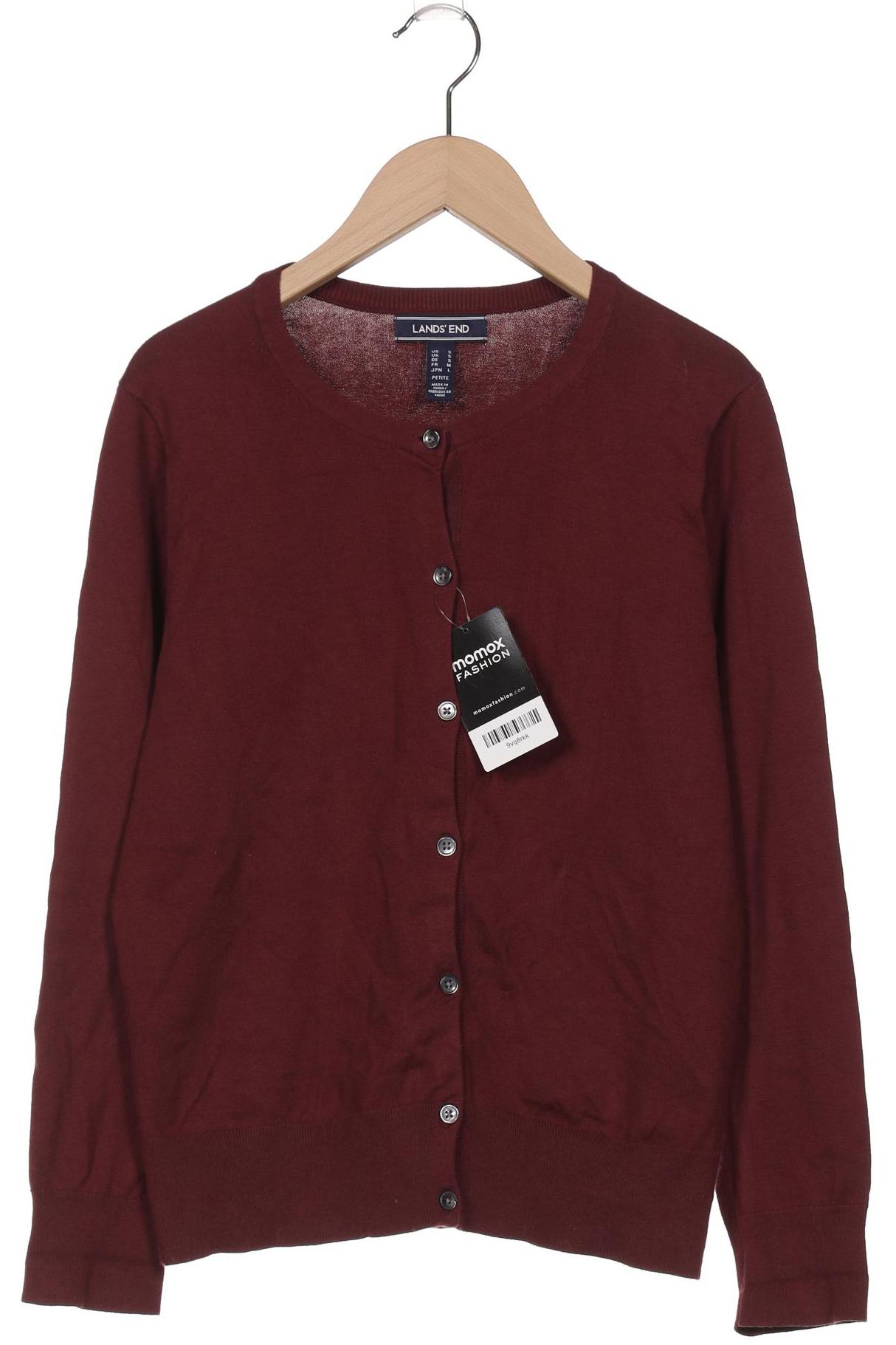 

Lands End Damen Strickjacke, bordeaux, Gr. 36