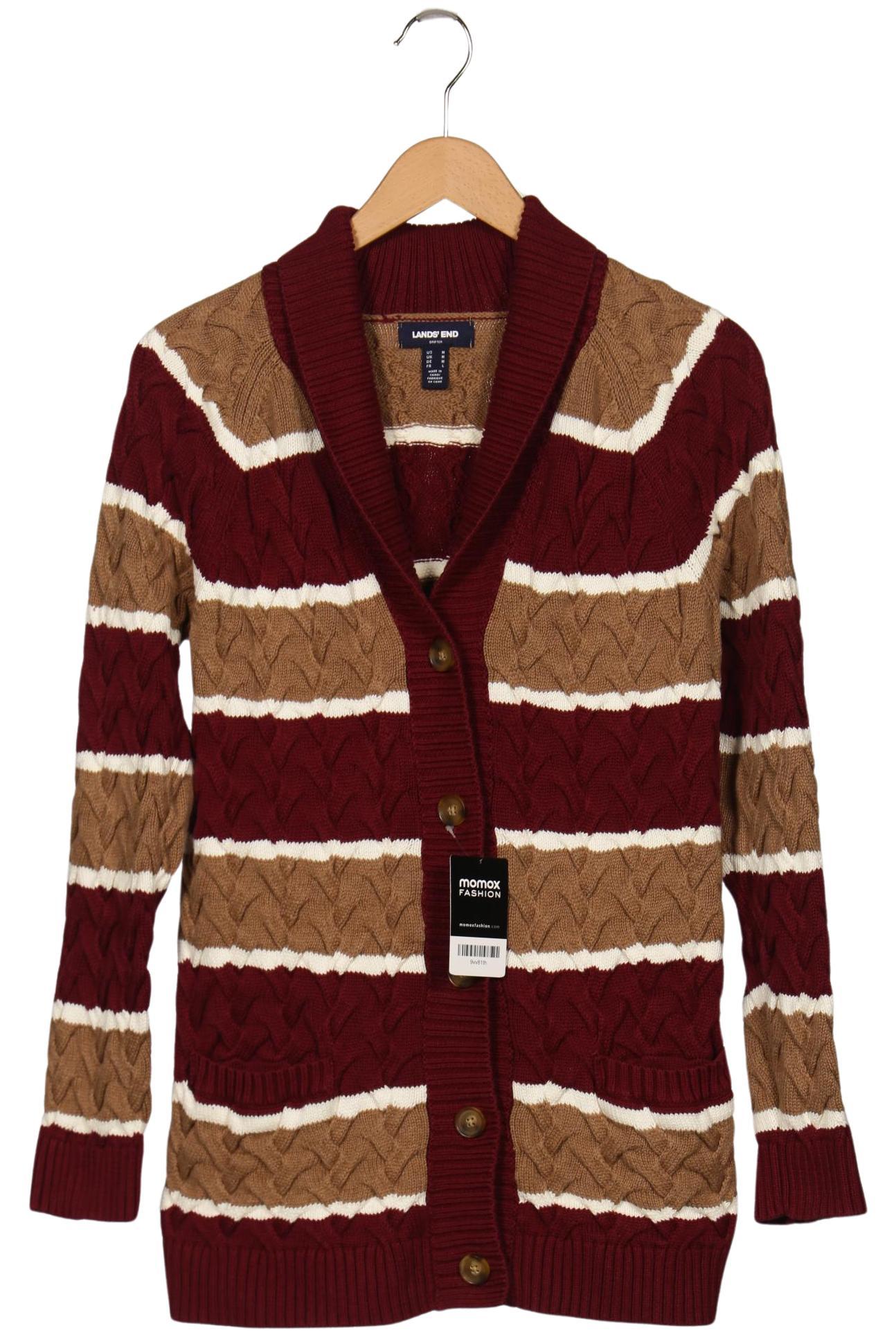 

Lands End Damen Strickjacke, bordeaux, Gr. 38