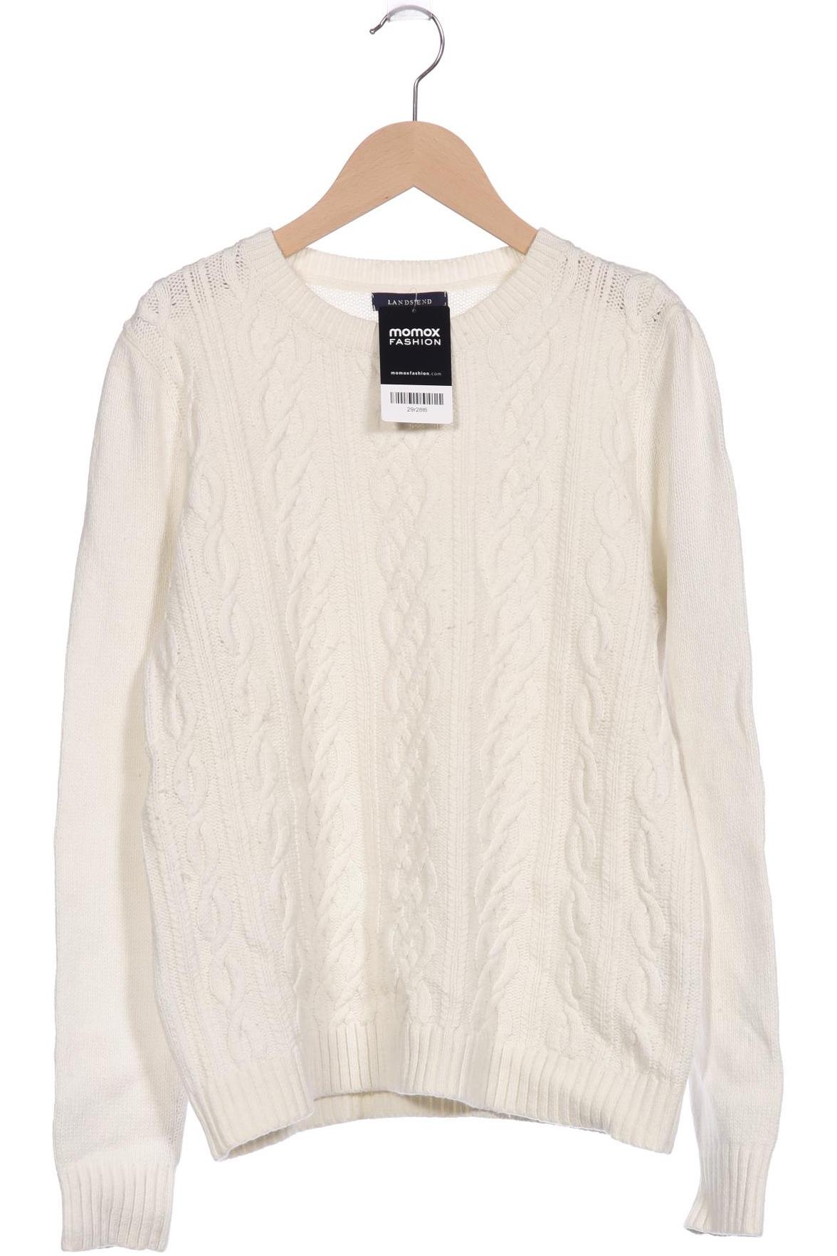 

Lands End Damen Pullover, weiß, Gr. 38