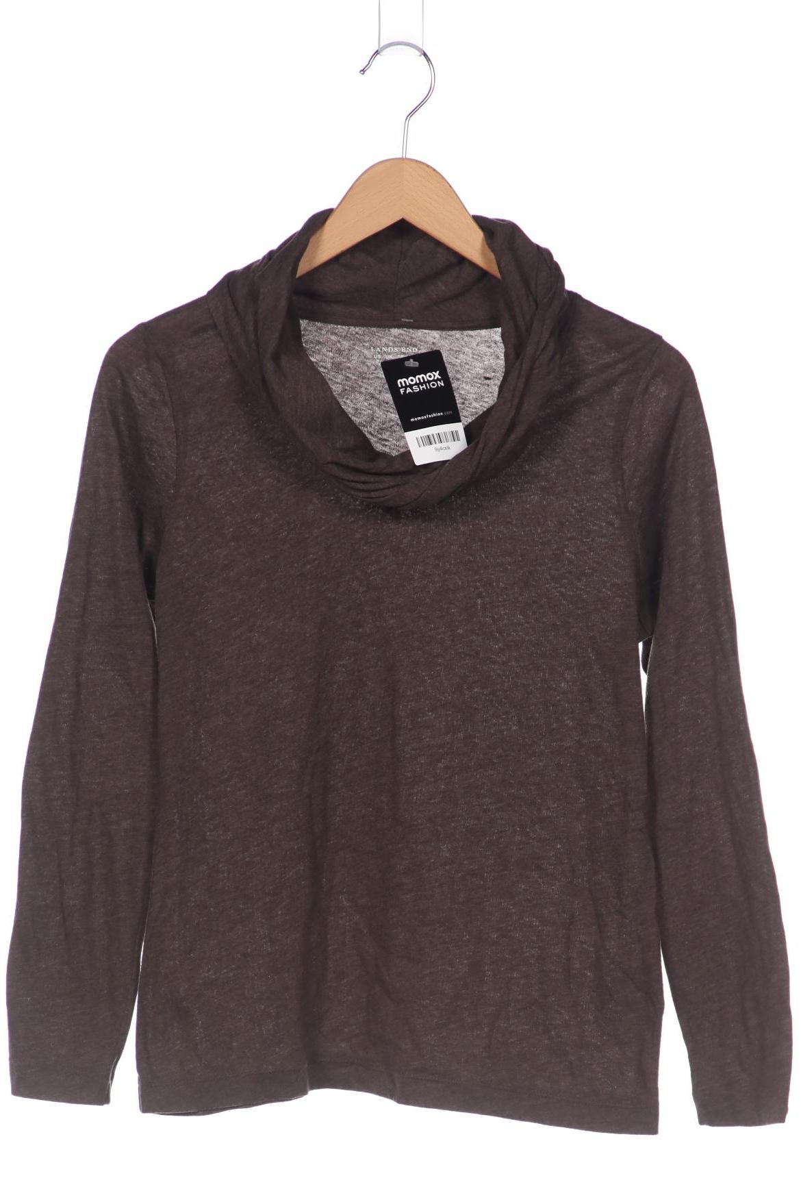

Lands End Damen Langarmshirt, grau, Gr. 38