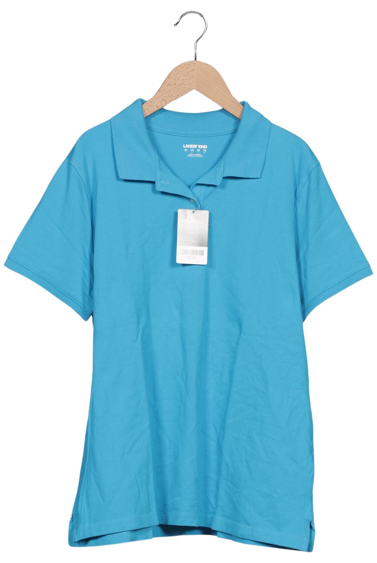 

Lands End Damen Poloshirt, blau, Gr. 42