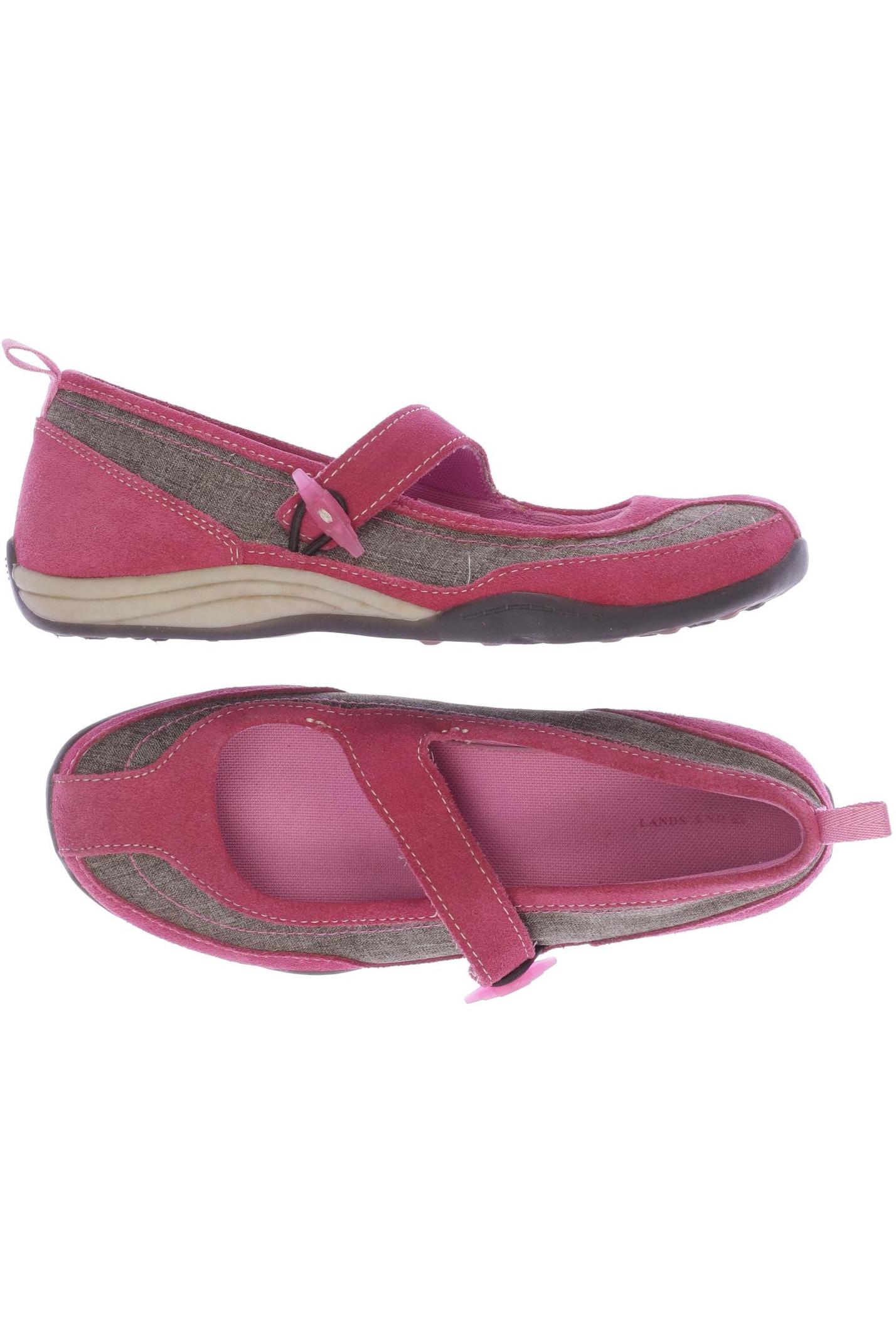 

Lands End Damen Ballerinas, pink, Gr. 5