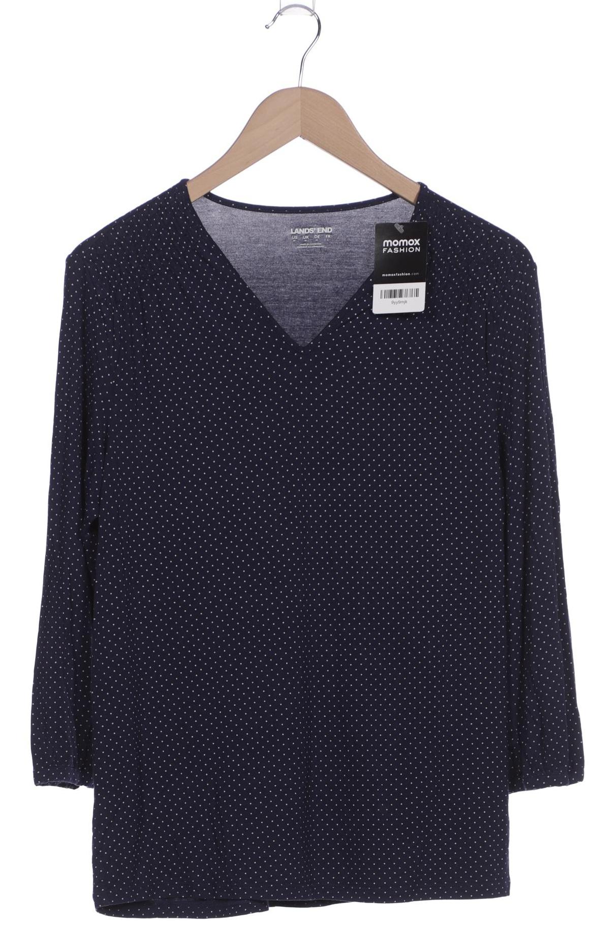 

Lands End Damen Langarmshirt, marineblau, Gr. 38