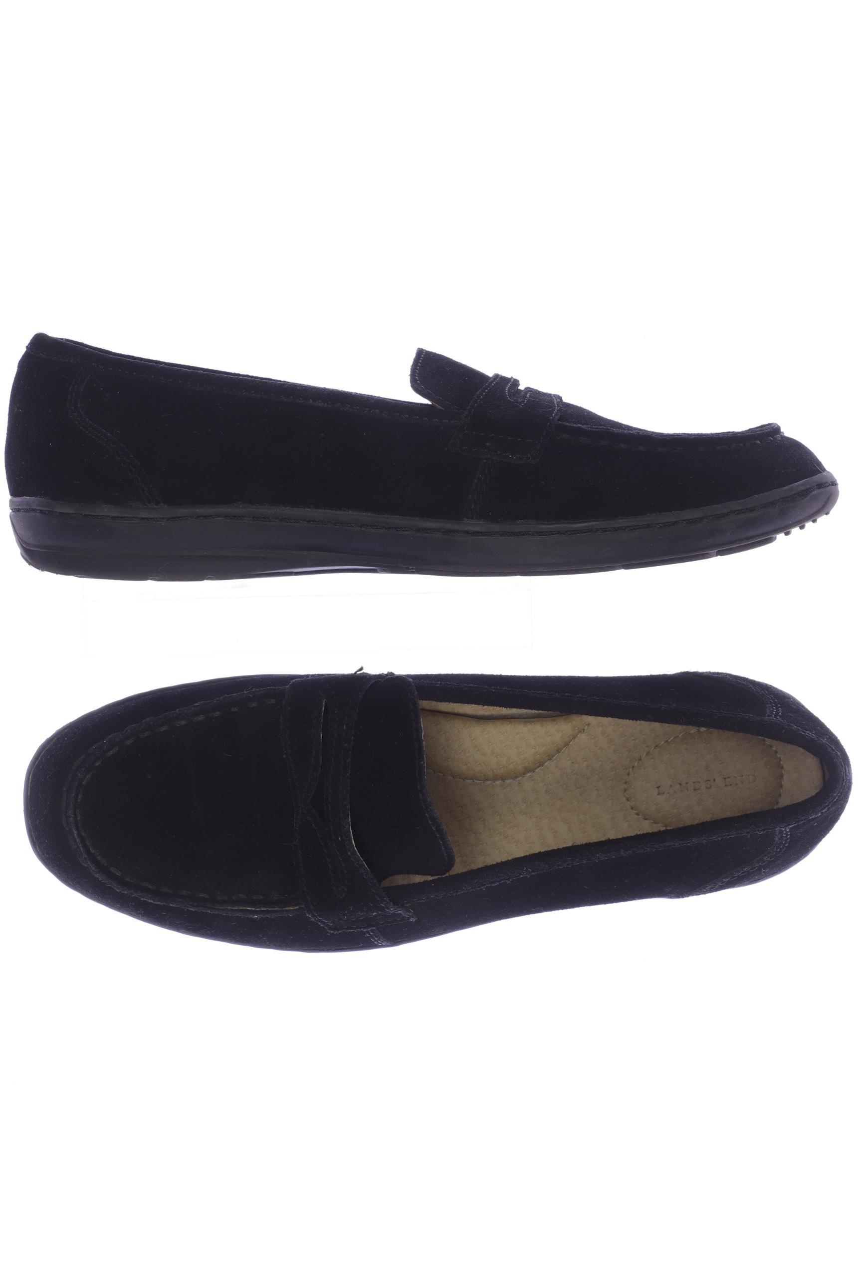 

Lands End Damen Halbschuh, schwarz, Gr. 38.5