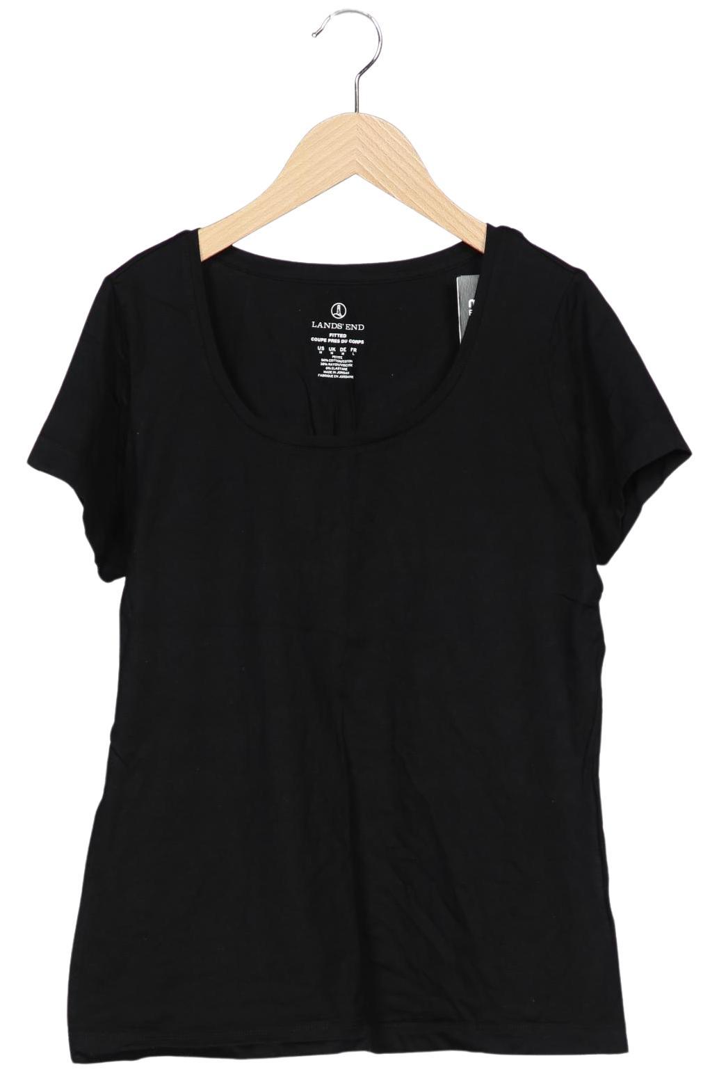 

Lands End Damen T-Shirt, schwarz, Gr. 38