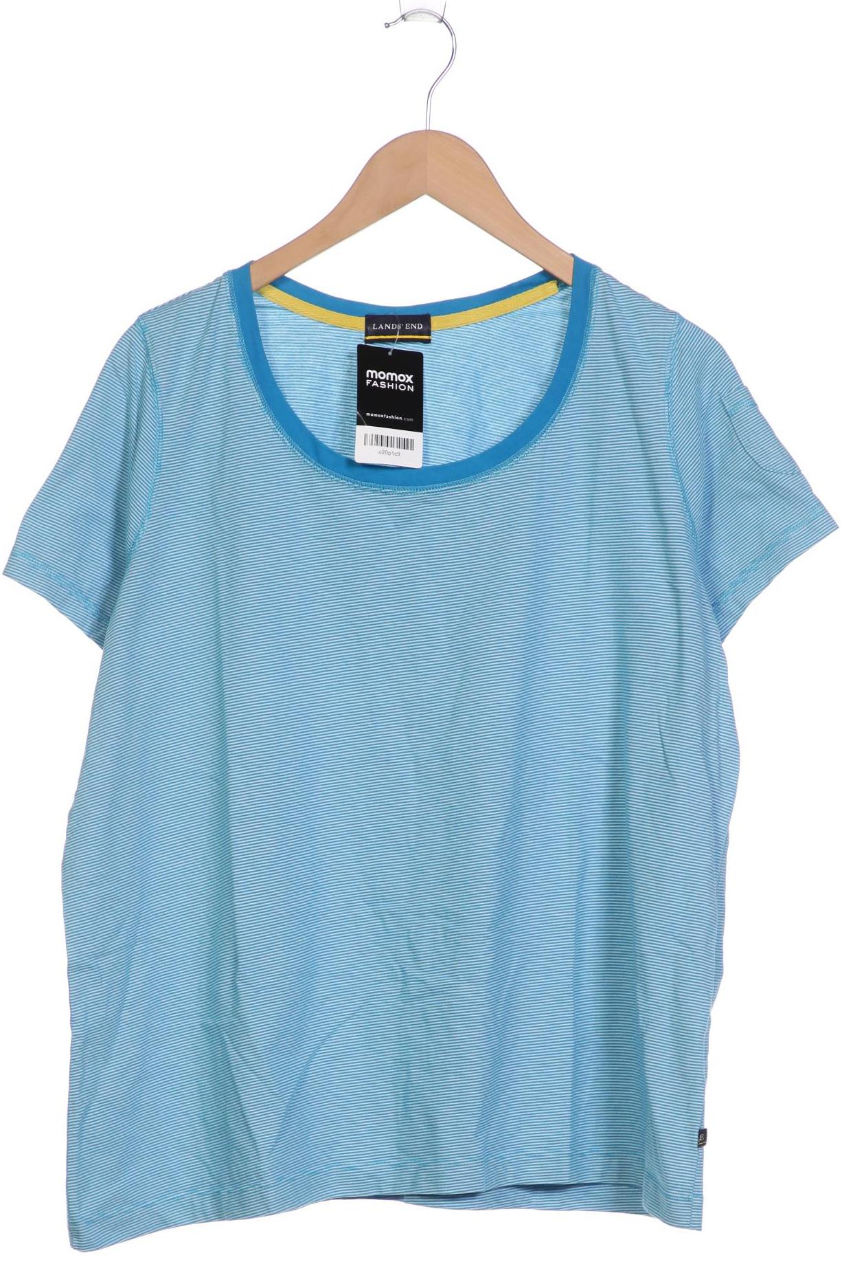 

Lands End Damen T-Shirt, blau