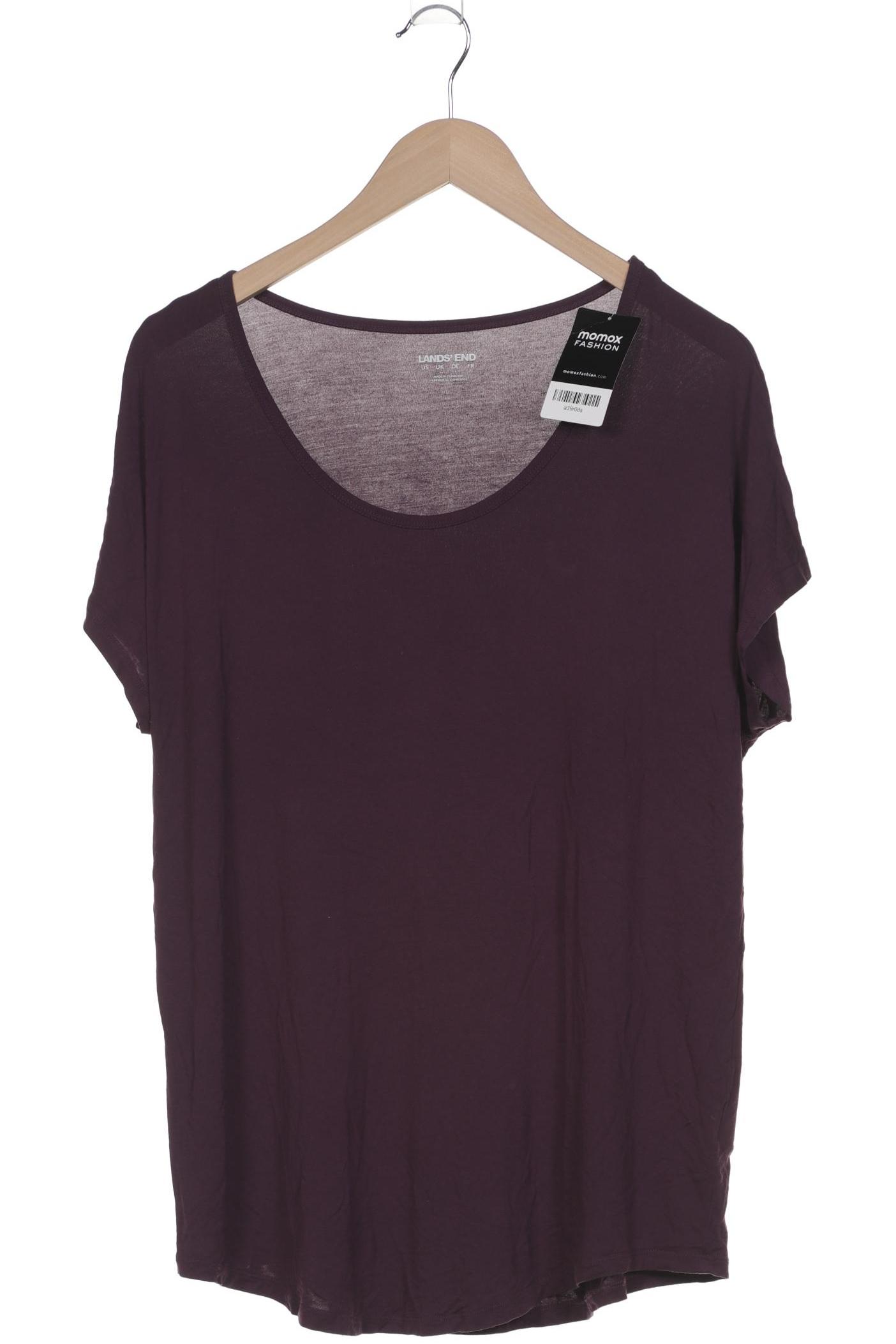 

Lands End Damen T-Shirt, flieder, Gr. 42