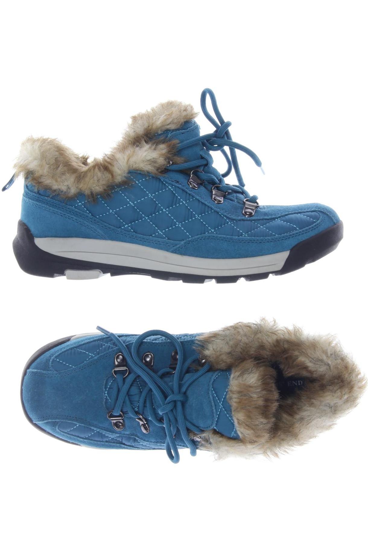 

Lands End Damen Halbschuh, türkis, Gr. 39