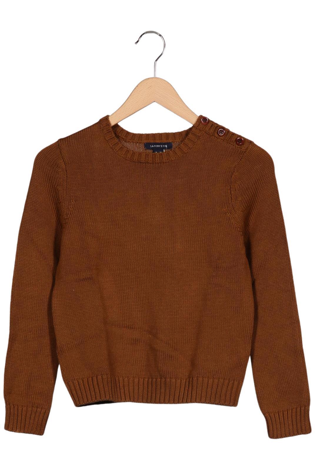 

Lands End Damen Pullover, braun, Gr. 34