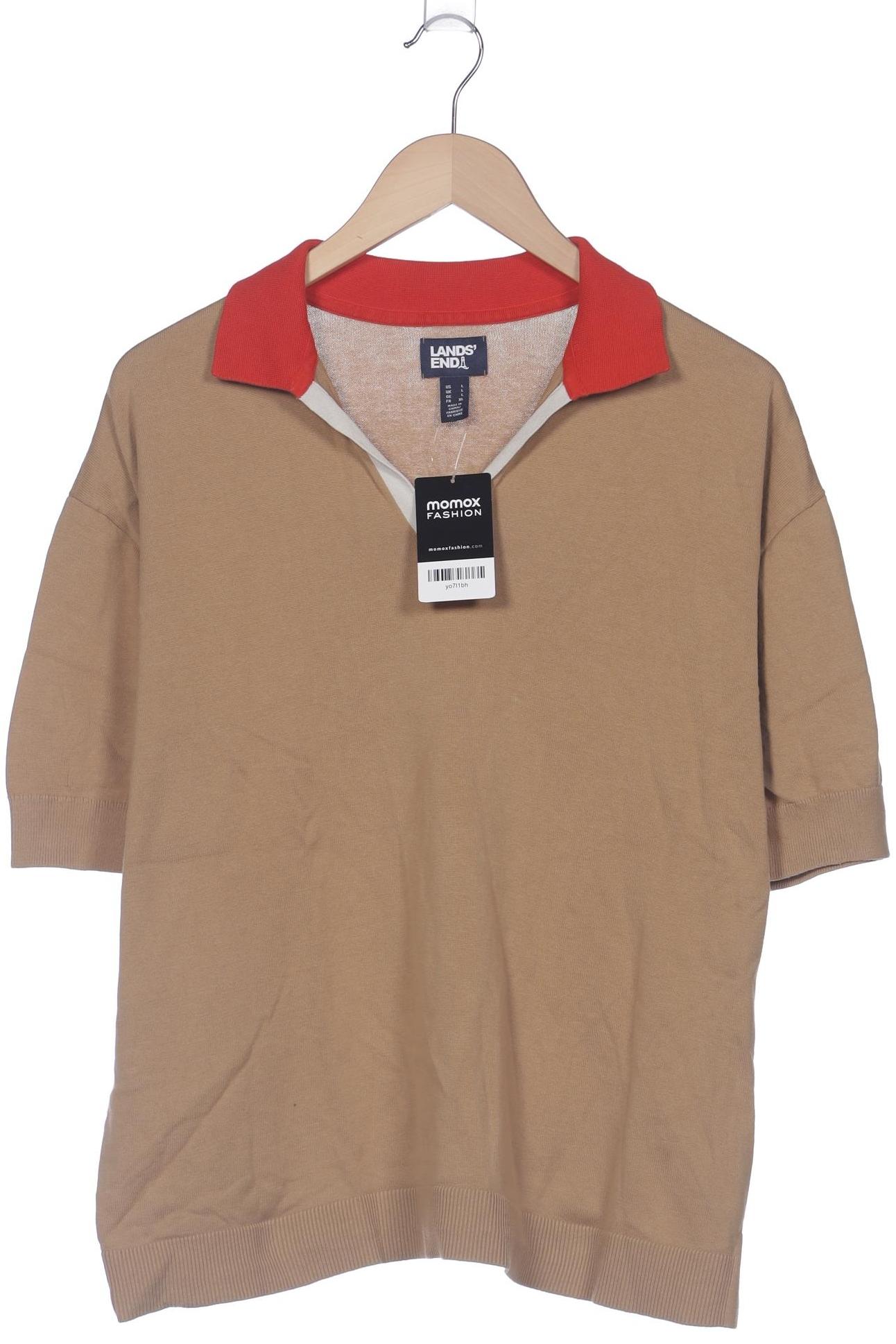 

Lands End Damen Poloshirt, beige, Gr. 42