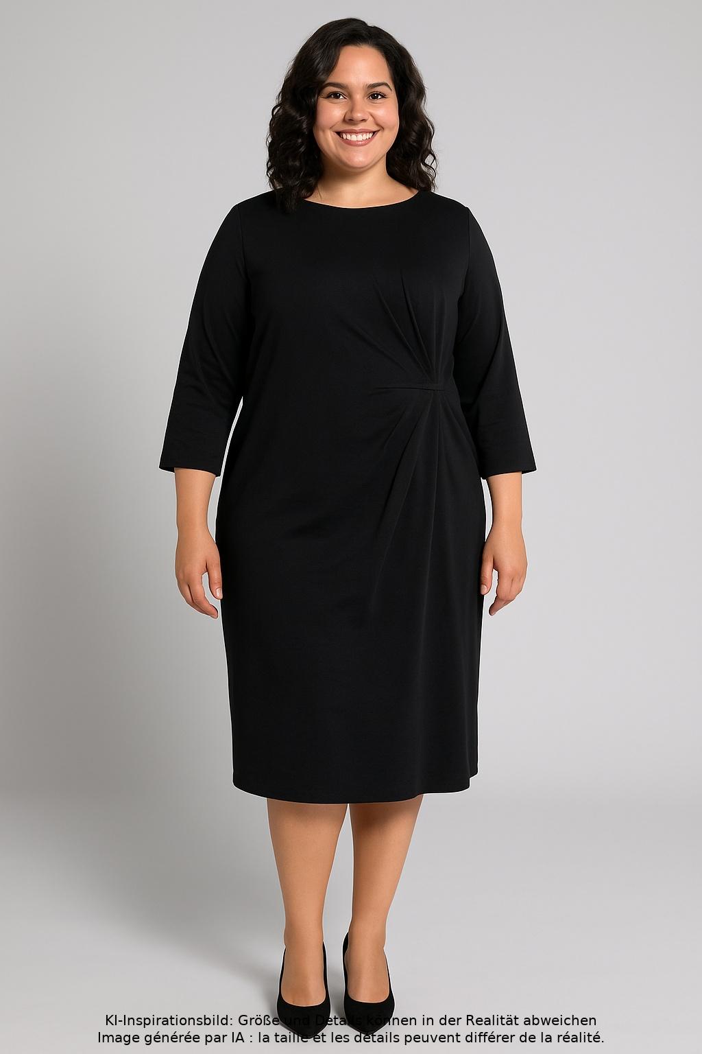 

Lands End Damen Kleid, schwarz, Gr. 48