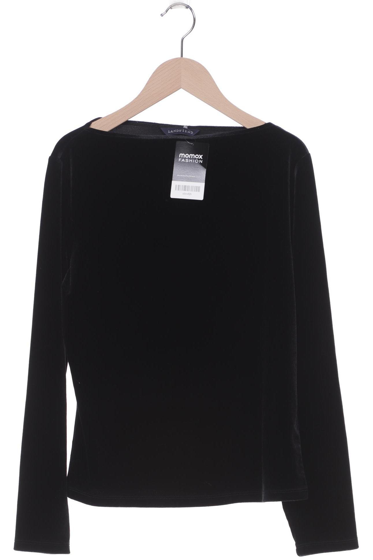 

Lands End Damen Langarmshirt, schwarz, Gr. 36