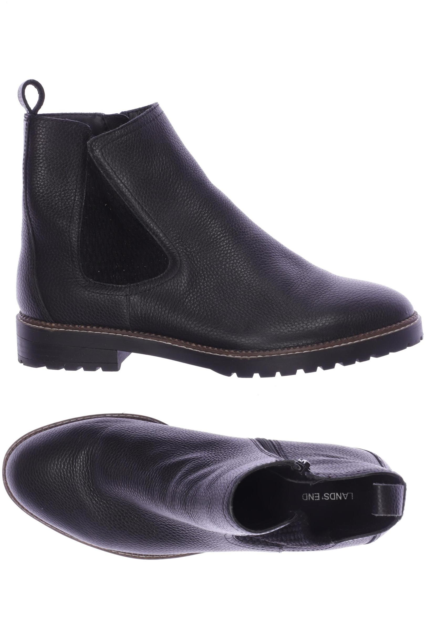 

Lands End Damen Stiefelette, schwarz, Gr. 40