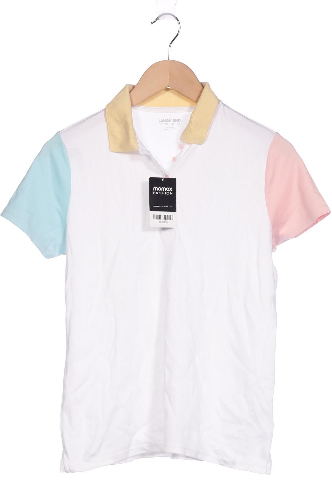 

Lands End Damen Poloshirt, weiß, Gr. 36