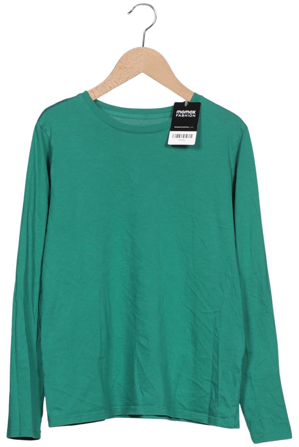 

Lands End Damen Langarmshirt, grün, Gr. 34