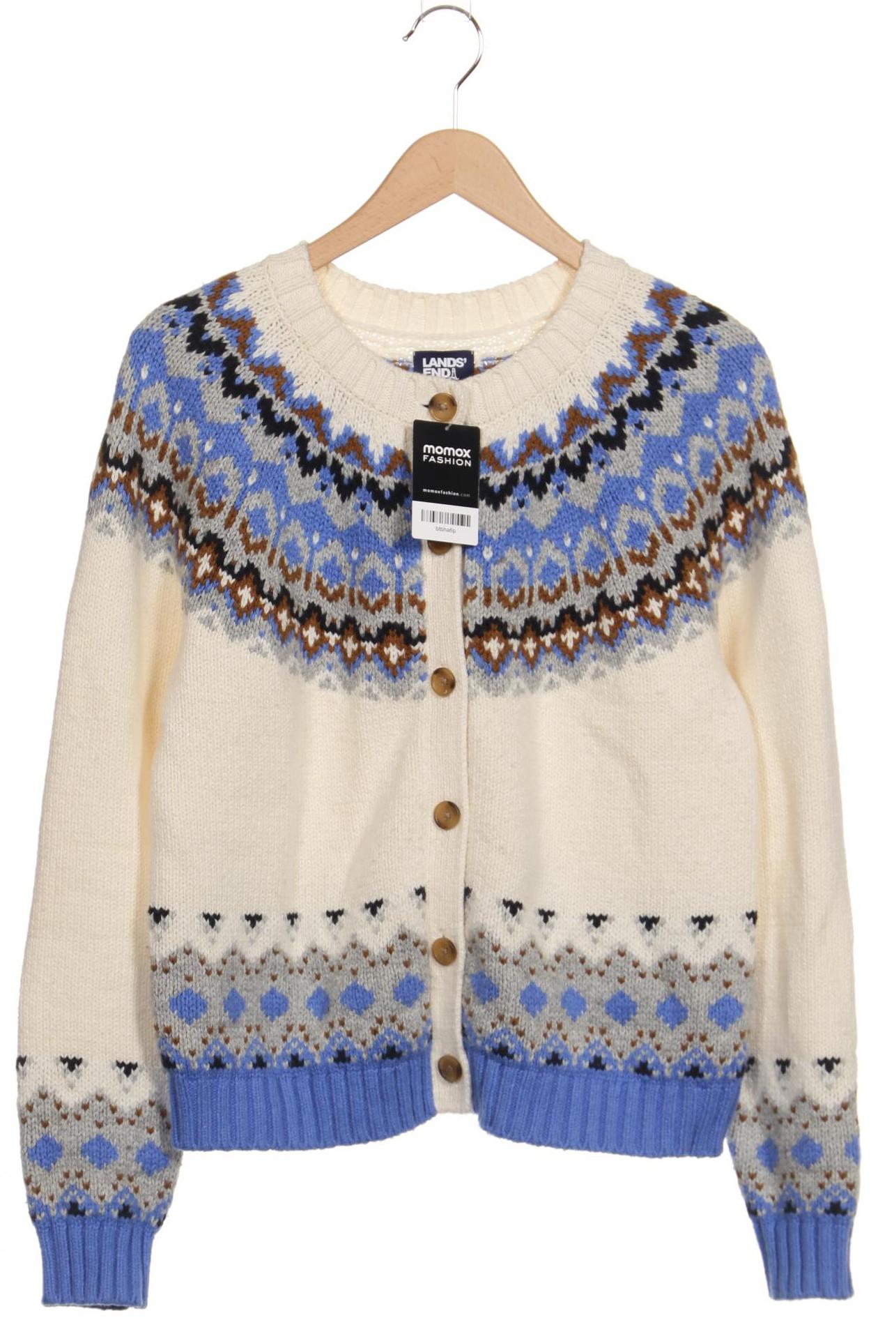 

Lands End Damen Strickjacke, cremeweiß, Gr. 38
