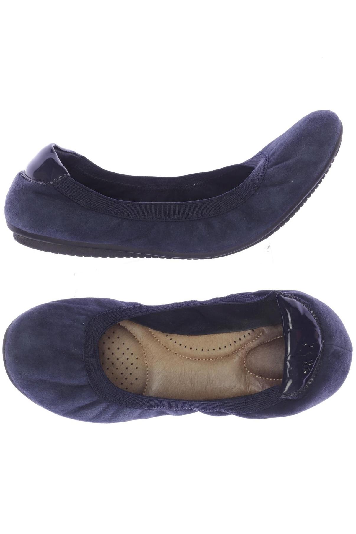 

Lands End Damen Ballerinas, marineblau, Gr. 40