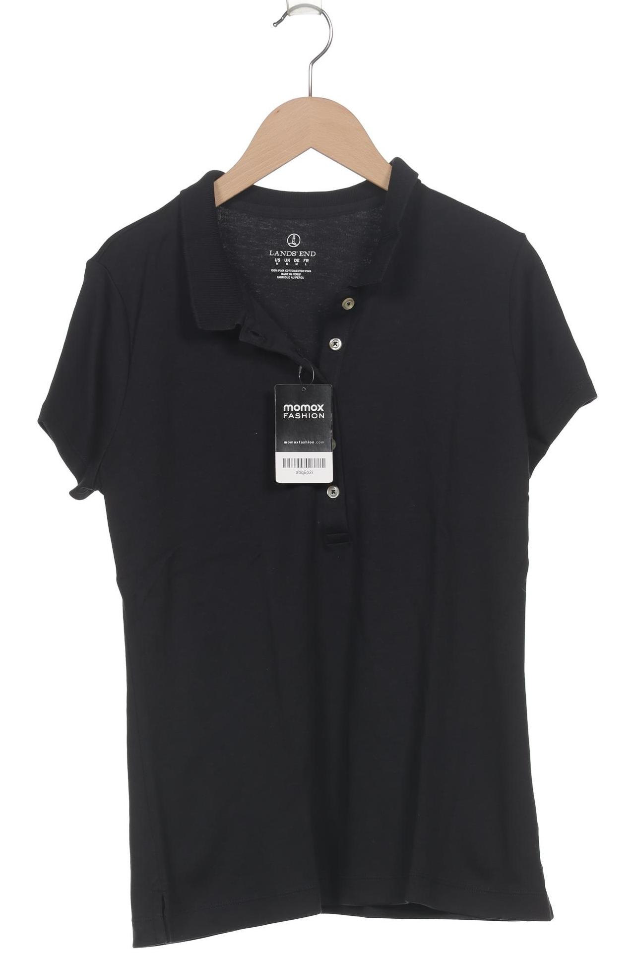

Lands End Damen Poloshirt, schwarz, Gr. 38