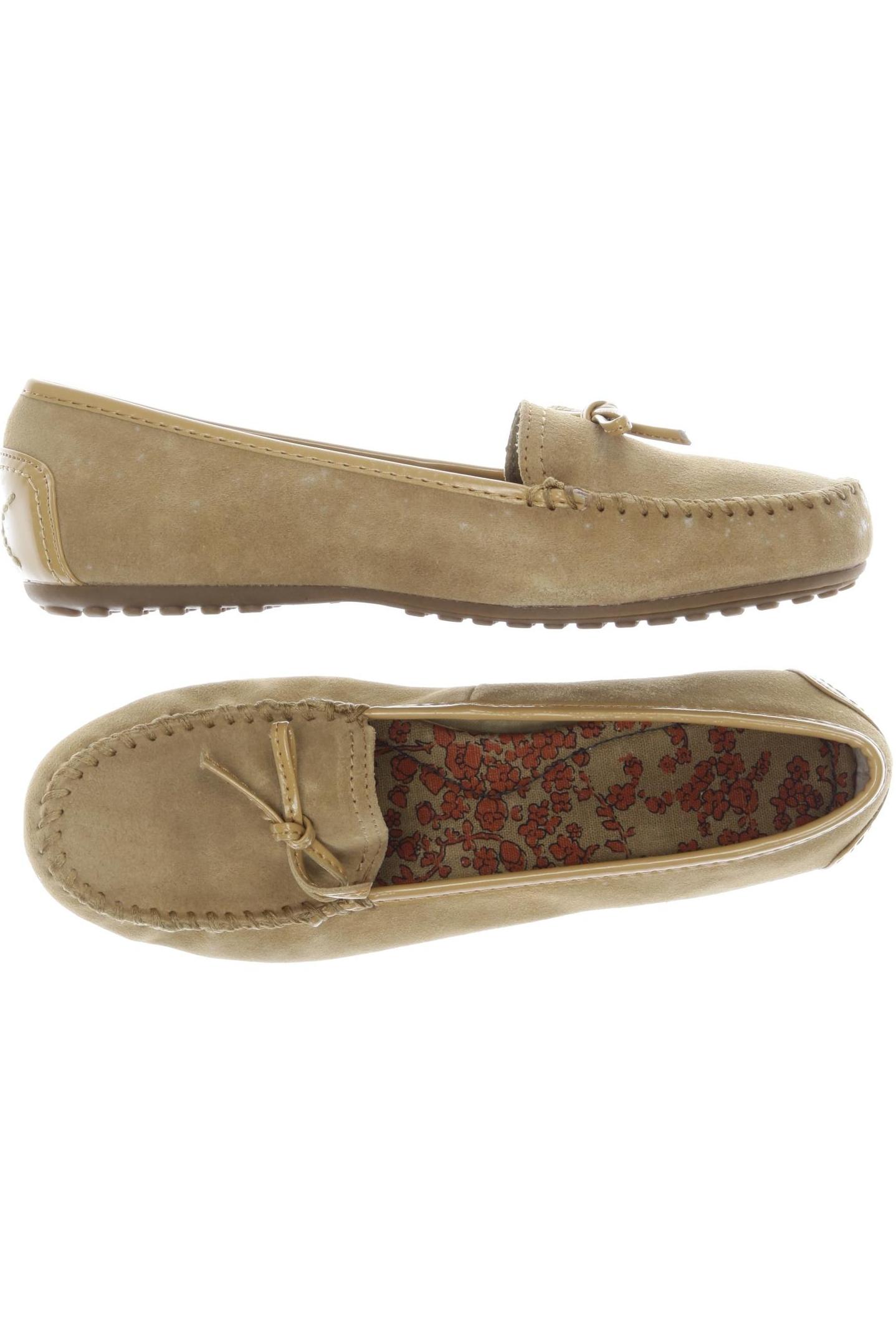 

Lands End Damen Halbschuh, beige, Gr. 8