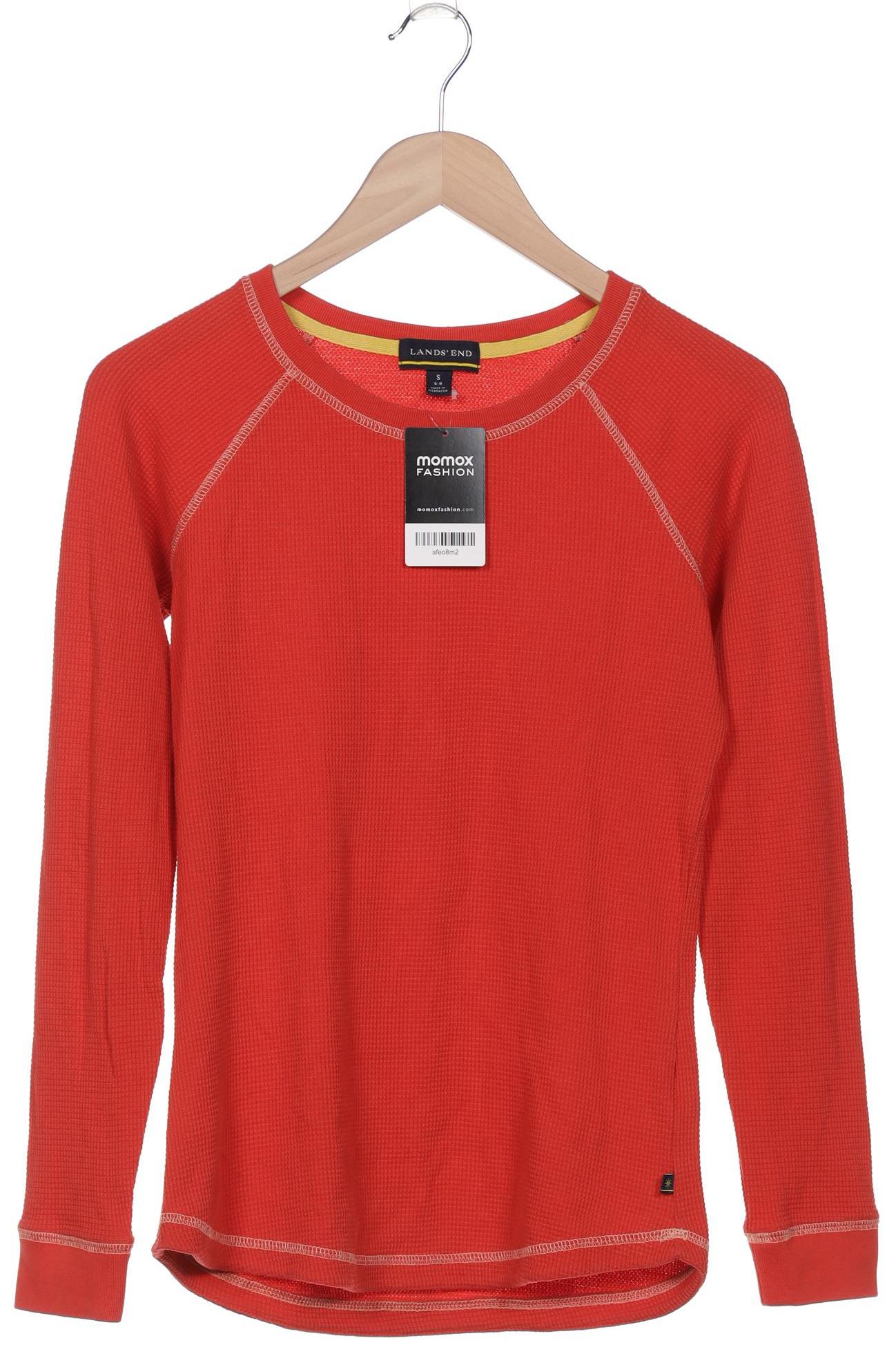 

Lands End Damen Langarmshirt, rot, Gr. 36