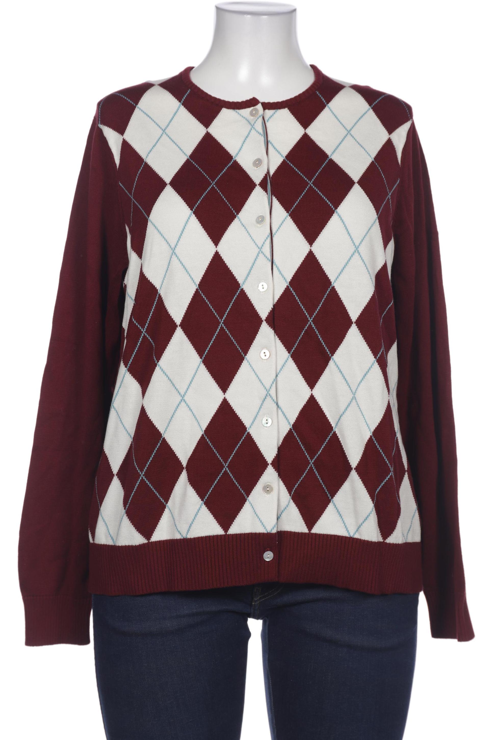 

Lands End Damen Strickjacke, bordeaux