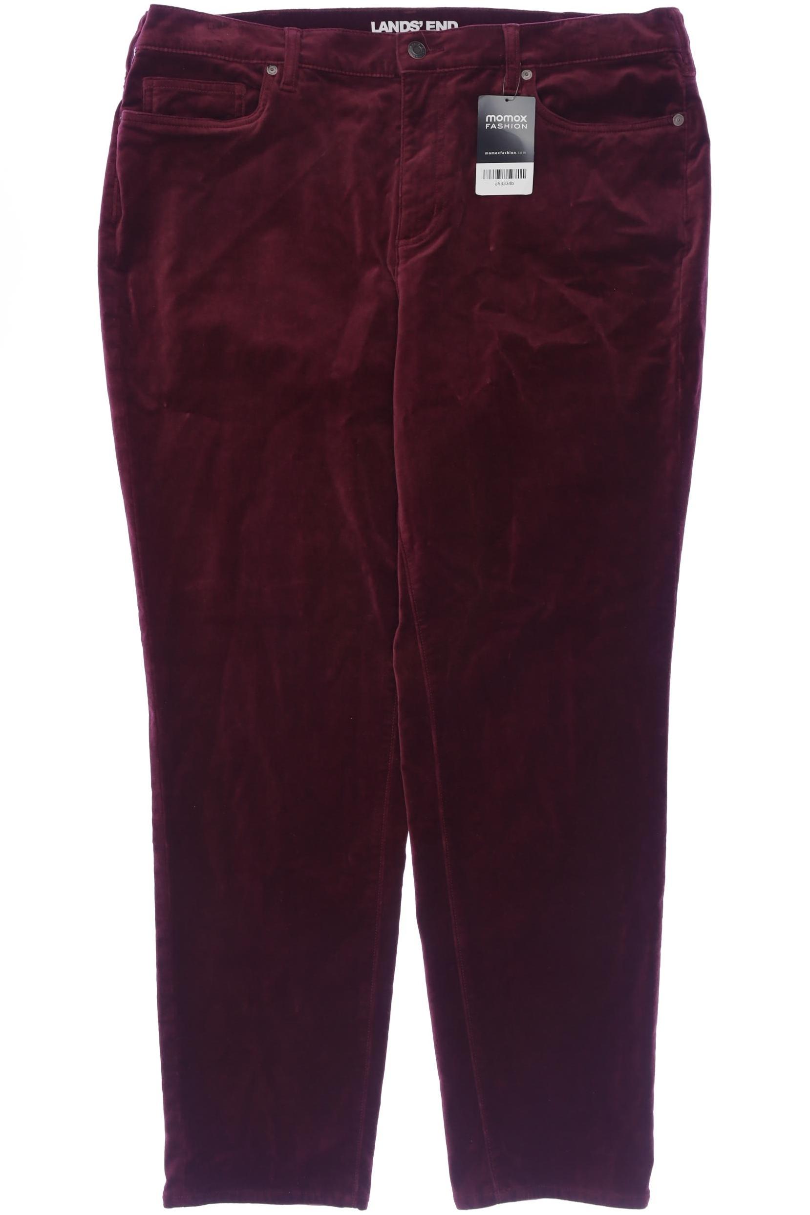 

Lands End Damen Stoffhose, bordeaux, Gr. 48