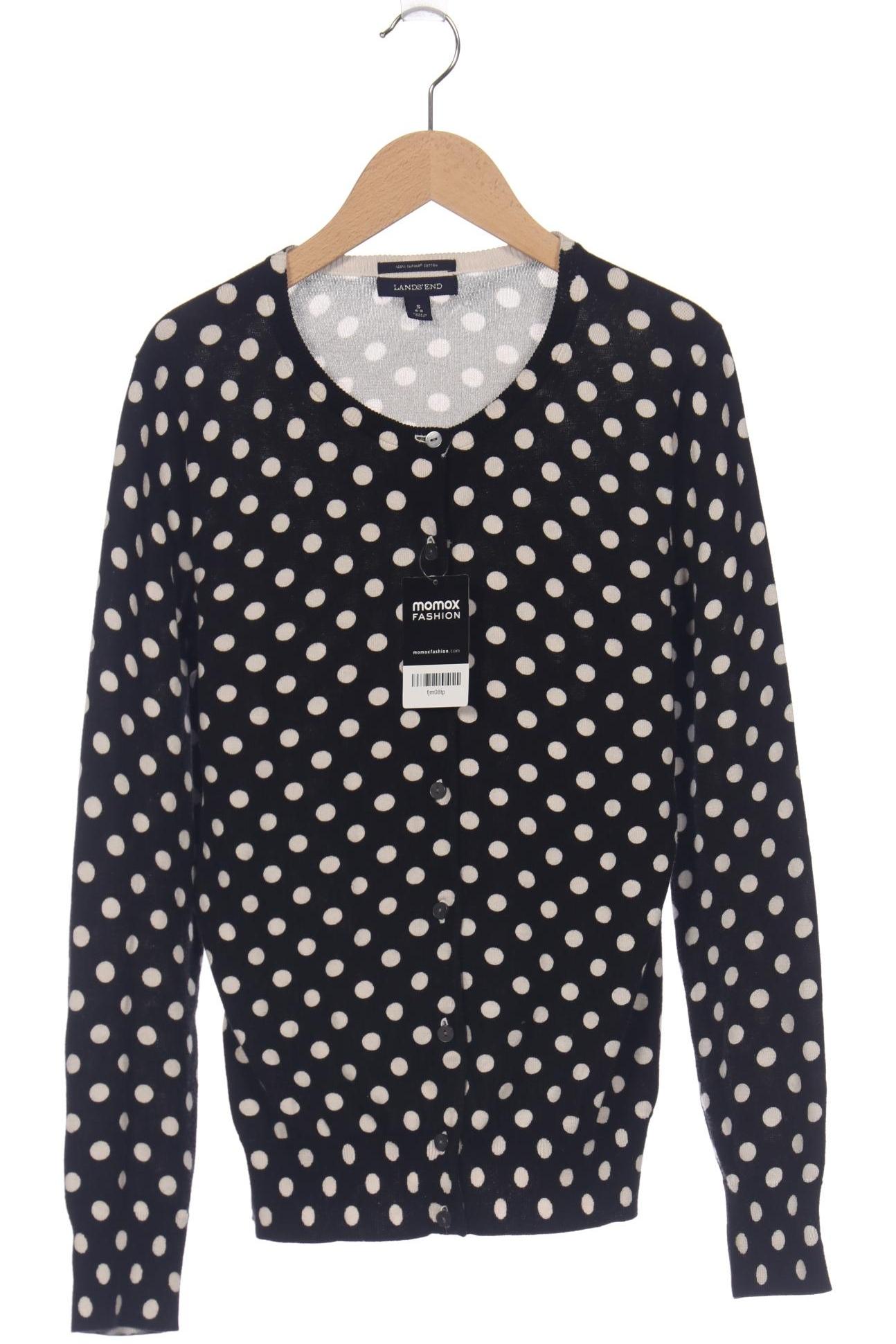 

Lands End Damen Strickjacke, schwarz, Gr. 36