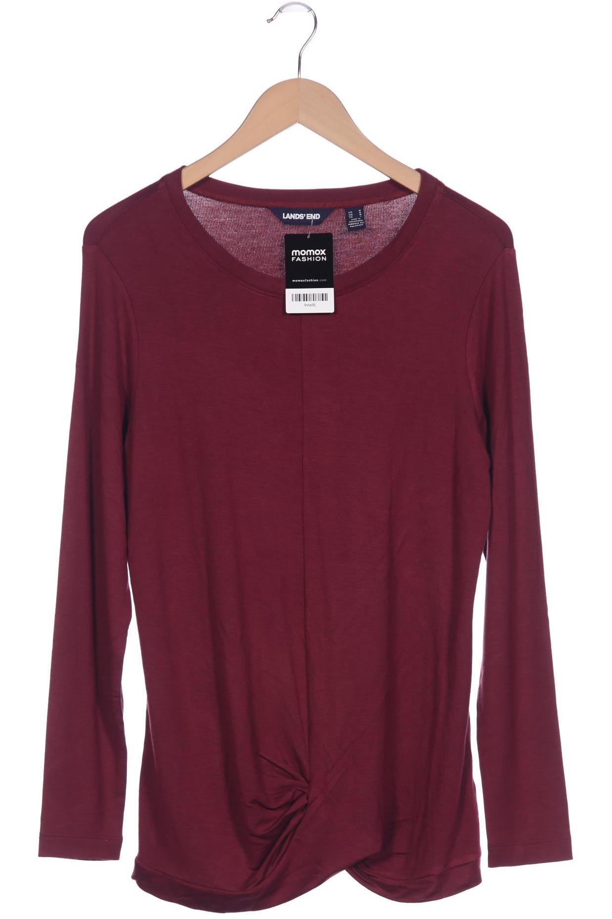 

Lands End Damen Langarmshirt, bordeaux, Gr. 38