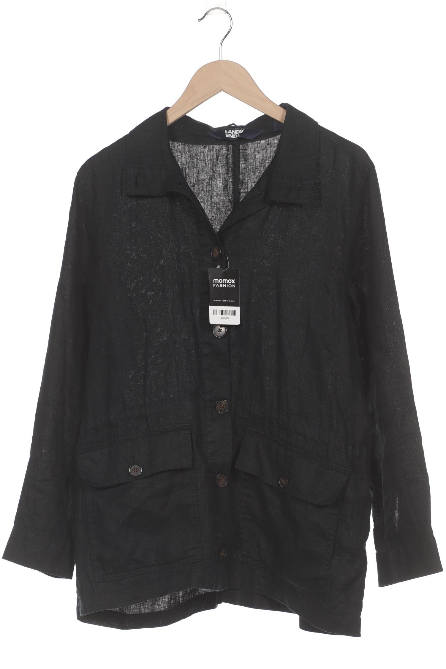 

Lands End Damen Jacke, schwarz, Gr. 42