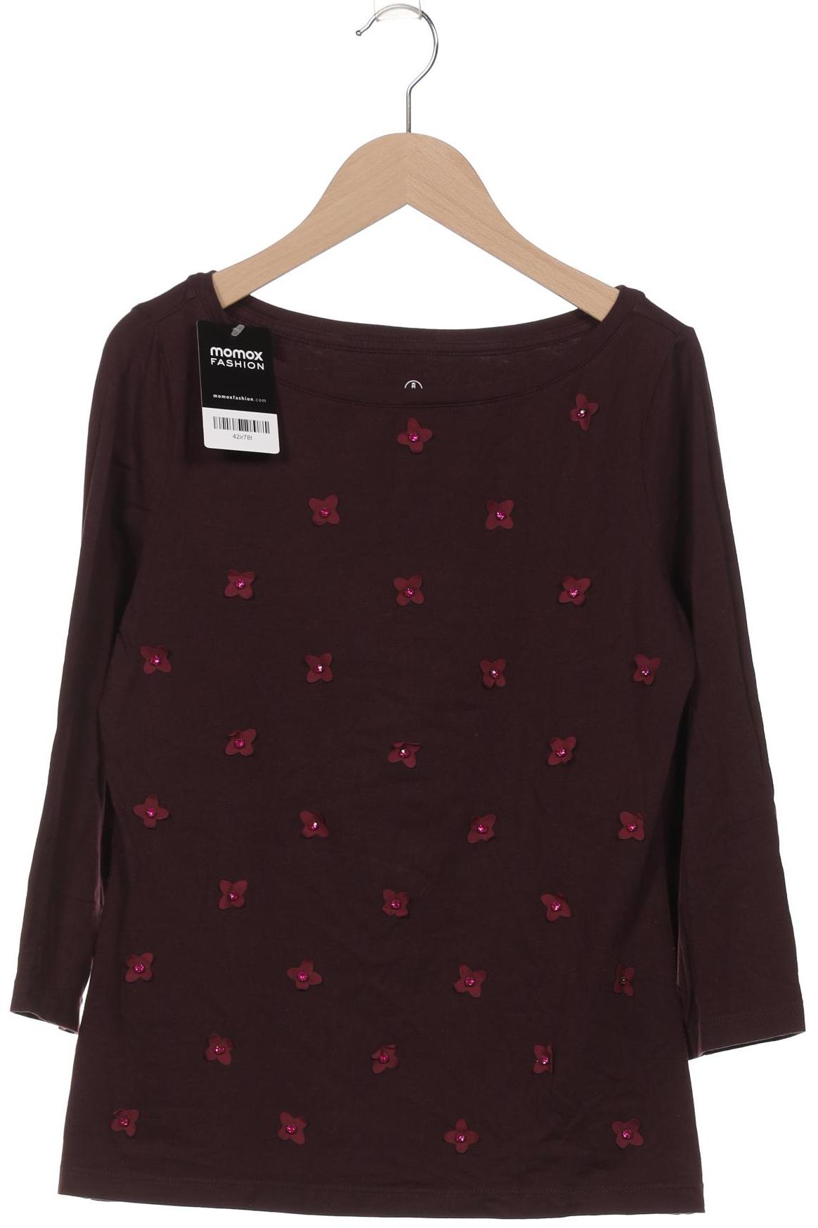 

Lands End Damen Langarmshirt, bordeaux, Gr. 34