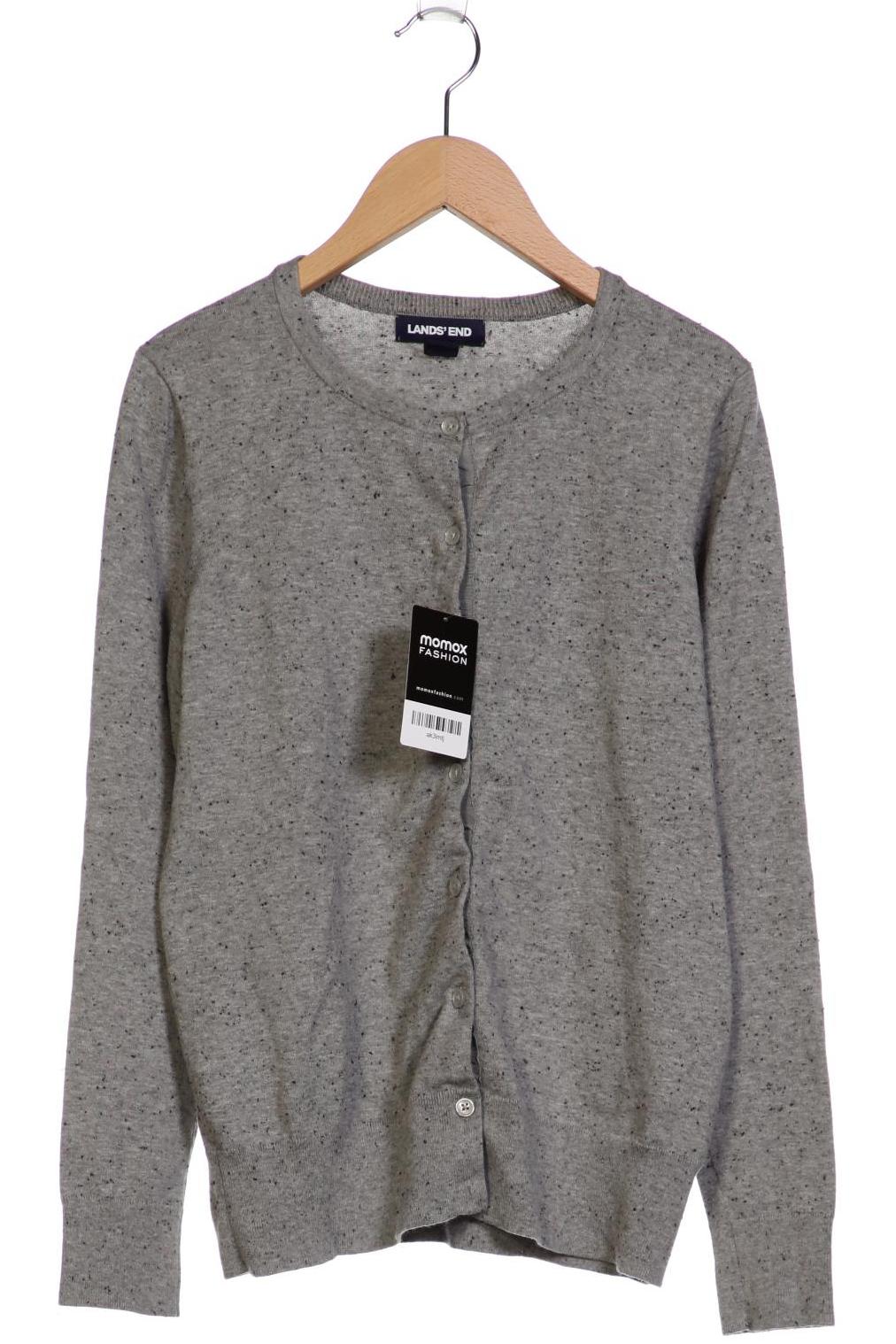

Lands End Damen Strickjacke, grau, Gr. 36