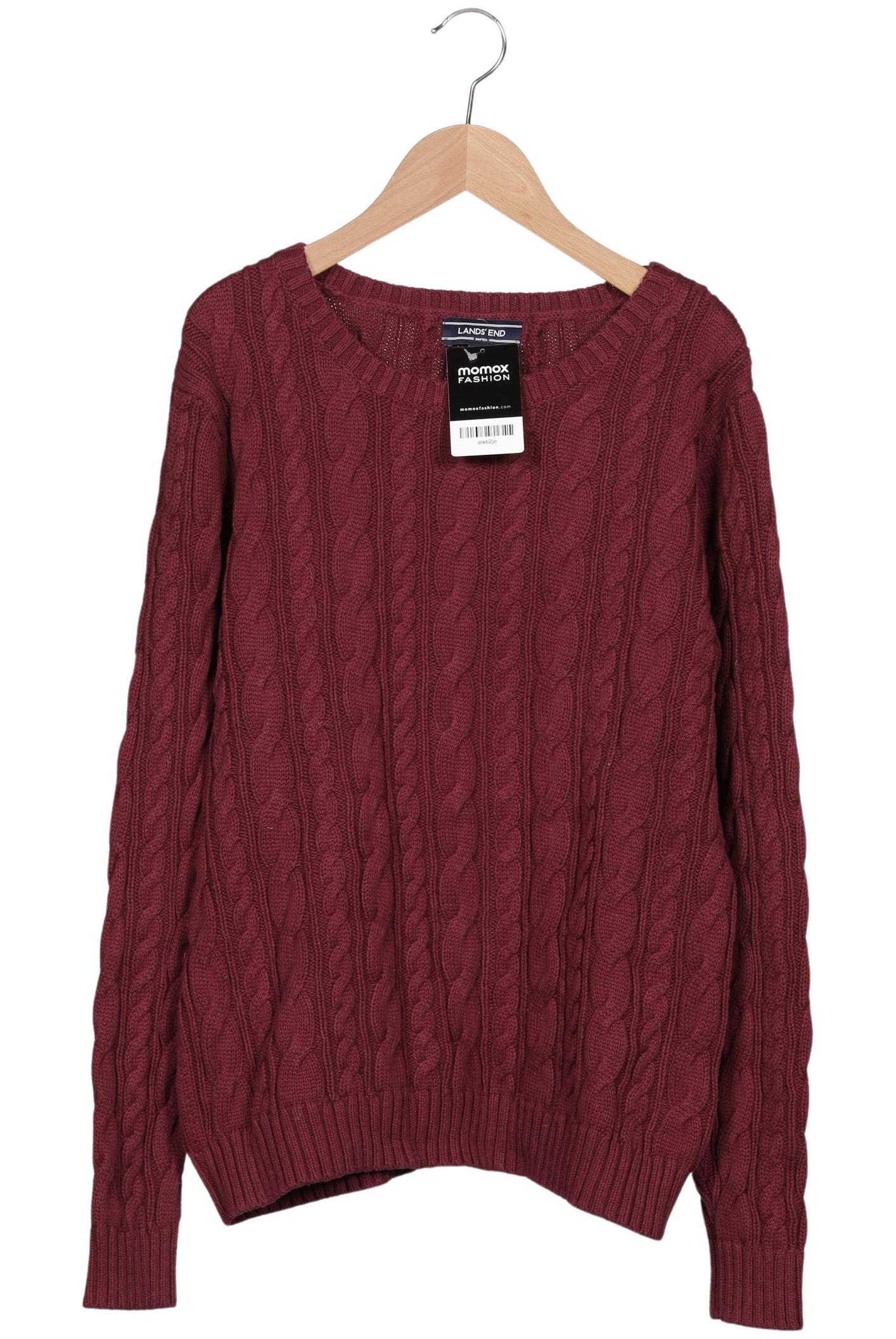 

Lands End Damen Pullover, bordeaux, Gr. 42