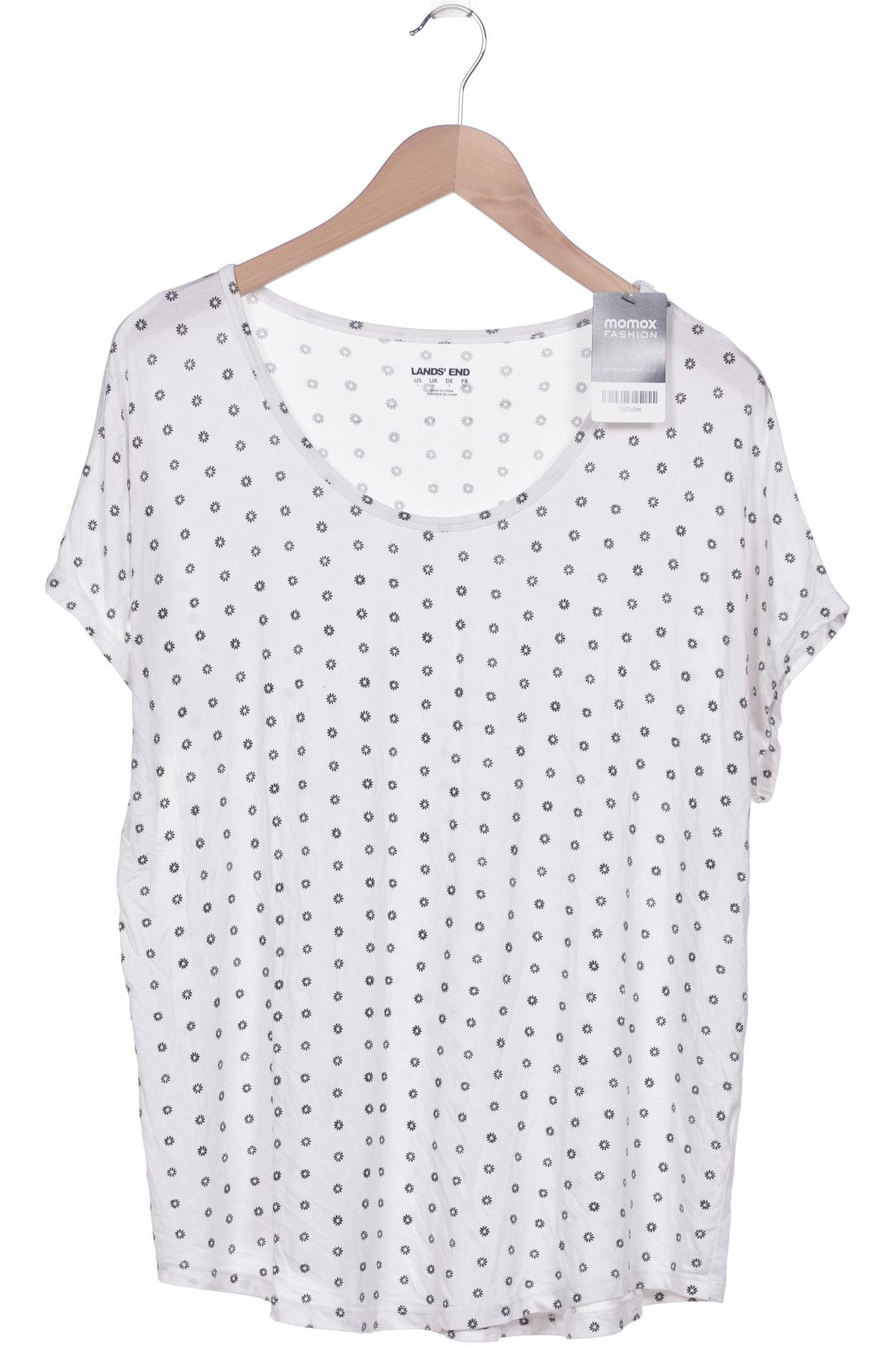 

Lands End Damen T-Shirt, weiß, Gr. 42