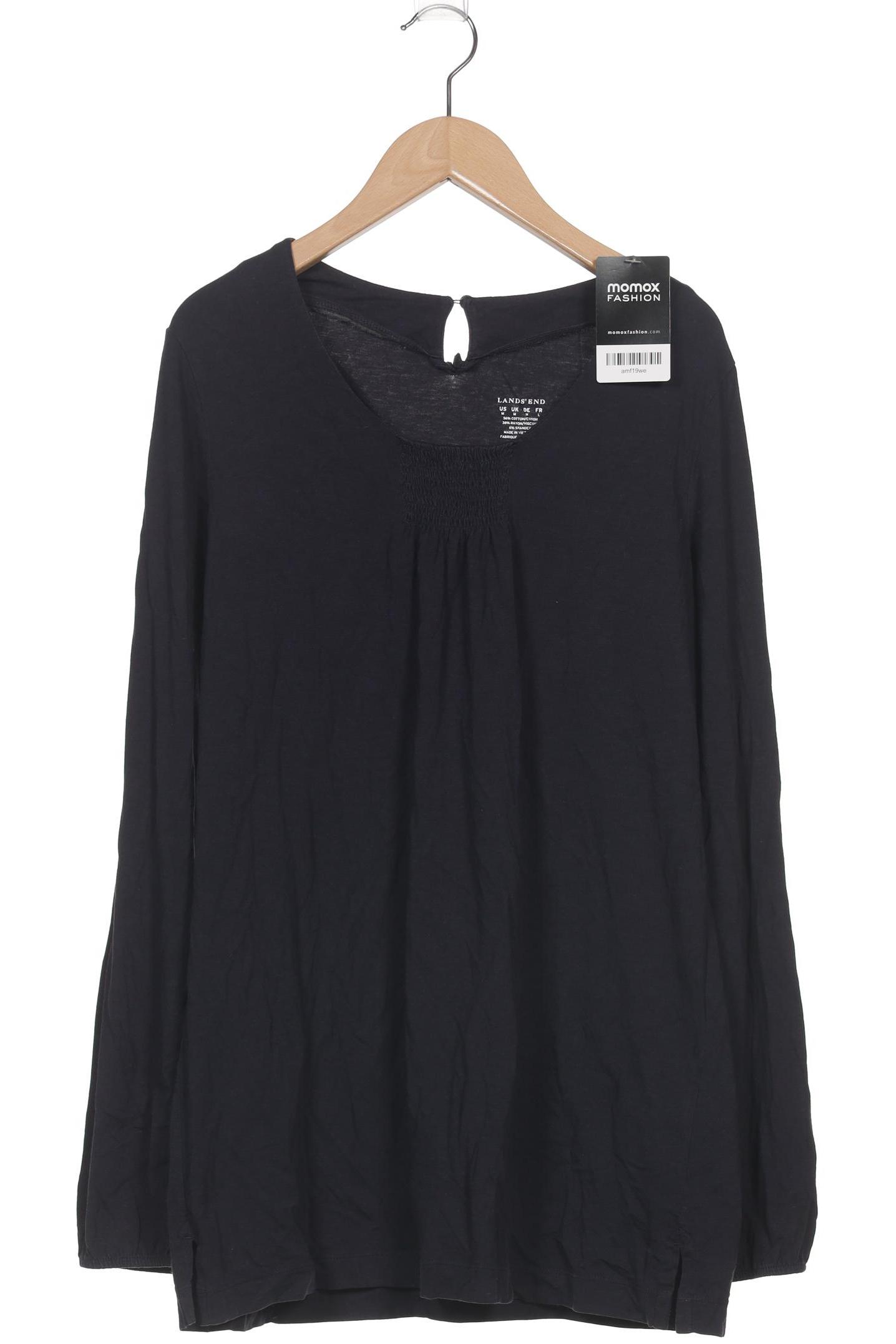 

Lands End Damen Langarmshirt, marineblau, Gr. 38