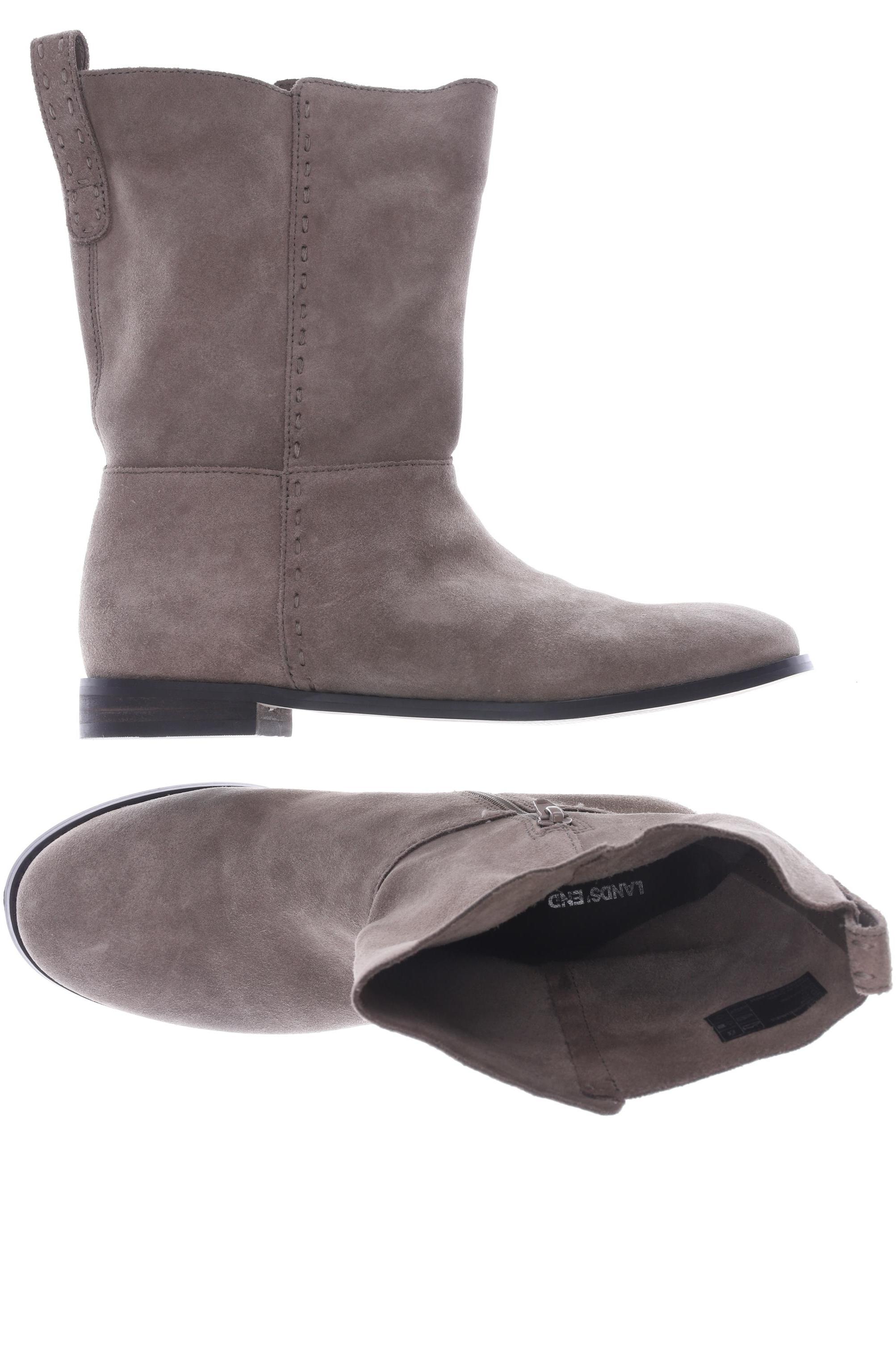 

Lands End Damen Stiefelette, beige, Gr. 6.5