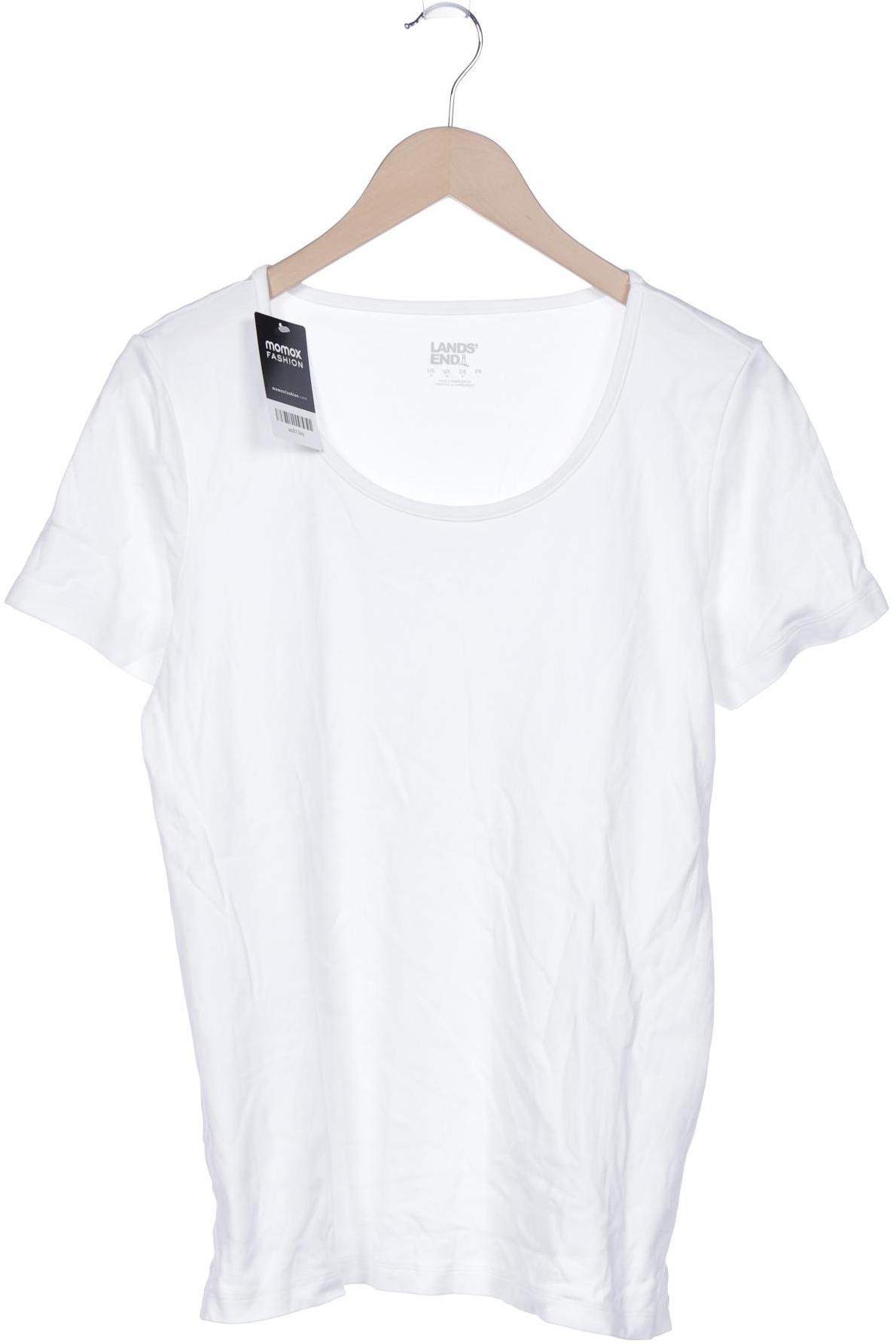 

Lands End Damen T-Shirt, weiß