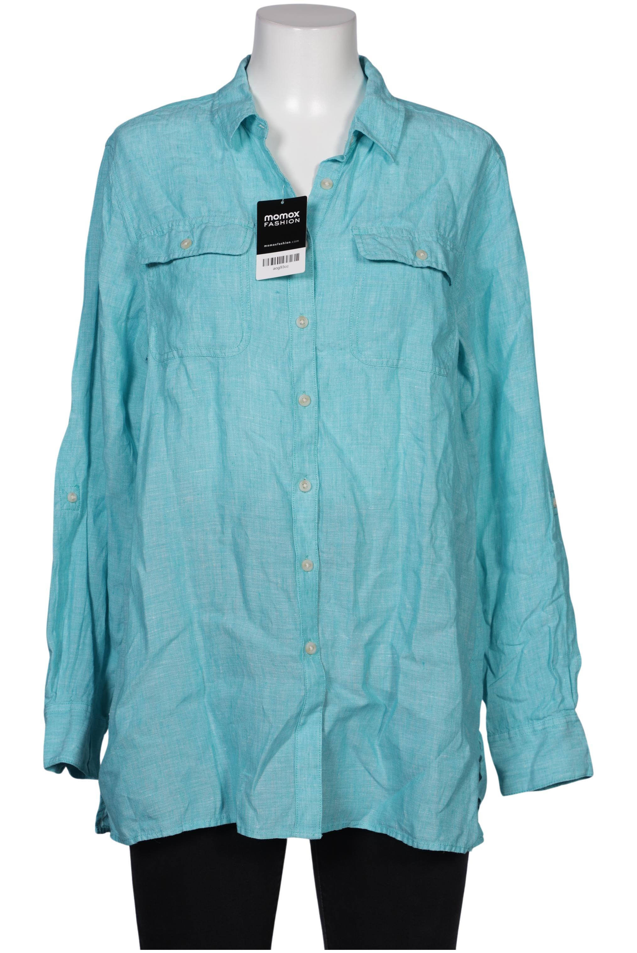 

Lands End Damen Bluse, türkis, Gr. 42