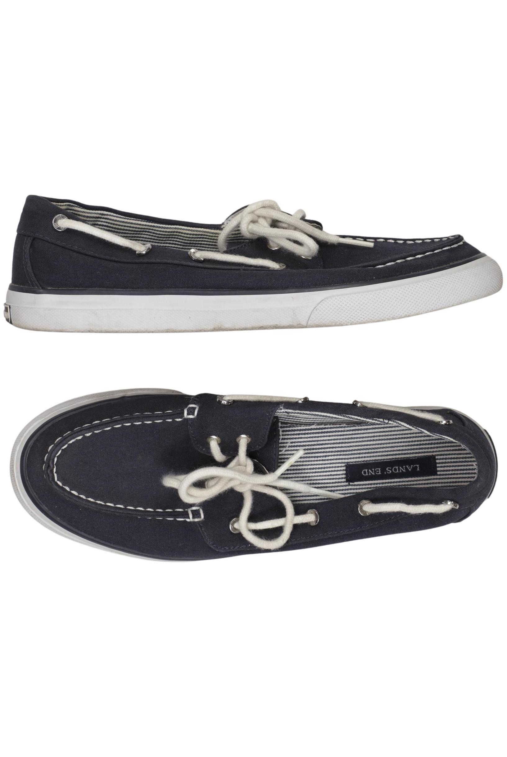 

Lands End Damen Halbschuh, marineblau, Gr. 38.5
