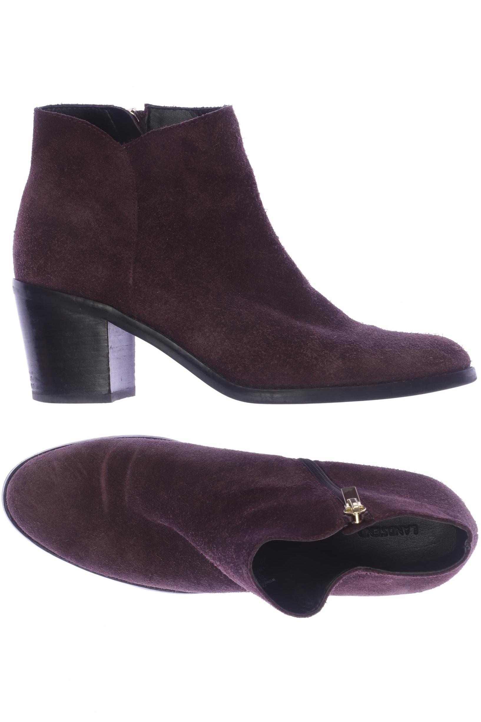 

Lands End Damen Stiefelette, bordeaux, Gr. 39