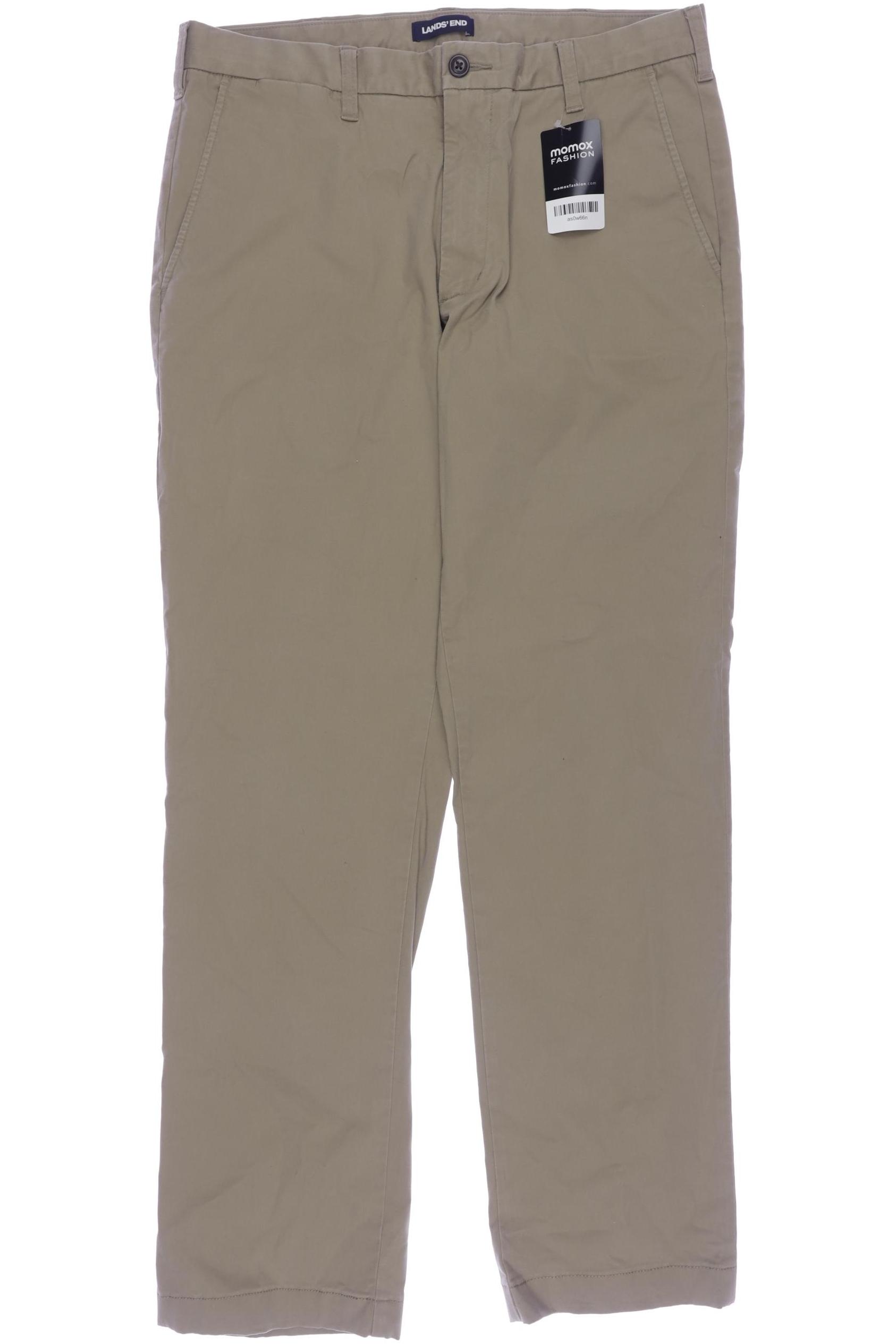 

Lands End Damen Stoffhose, beige, Gr. 48