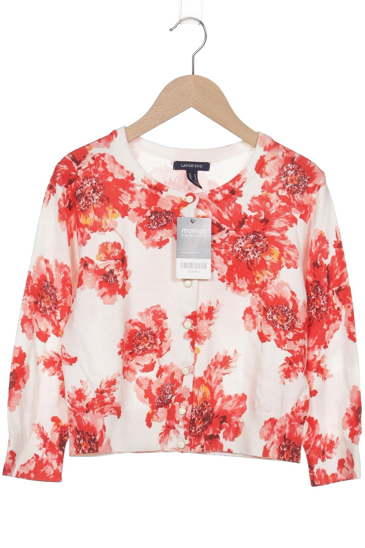 

Lands End Damen Strickjacke, weiß, Gr. 38