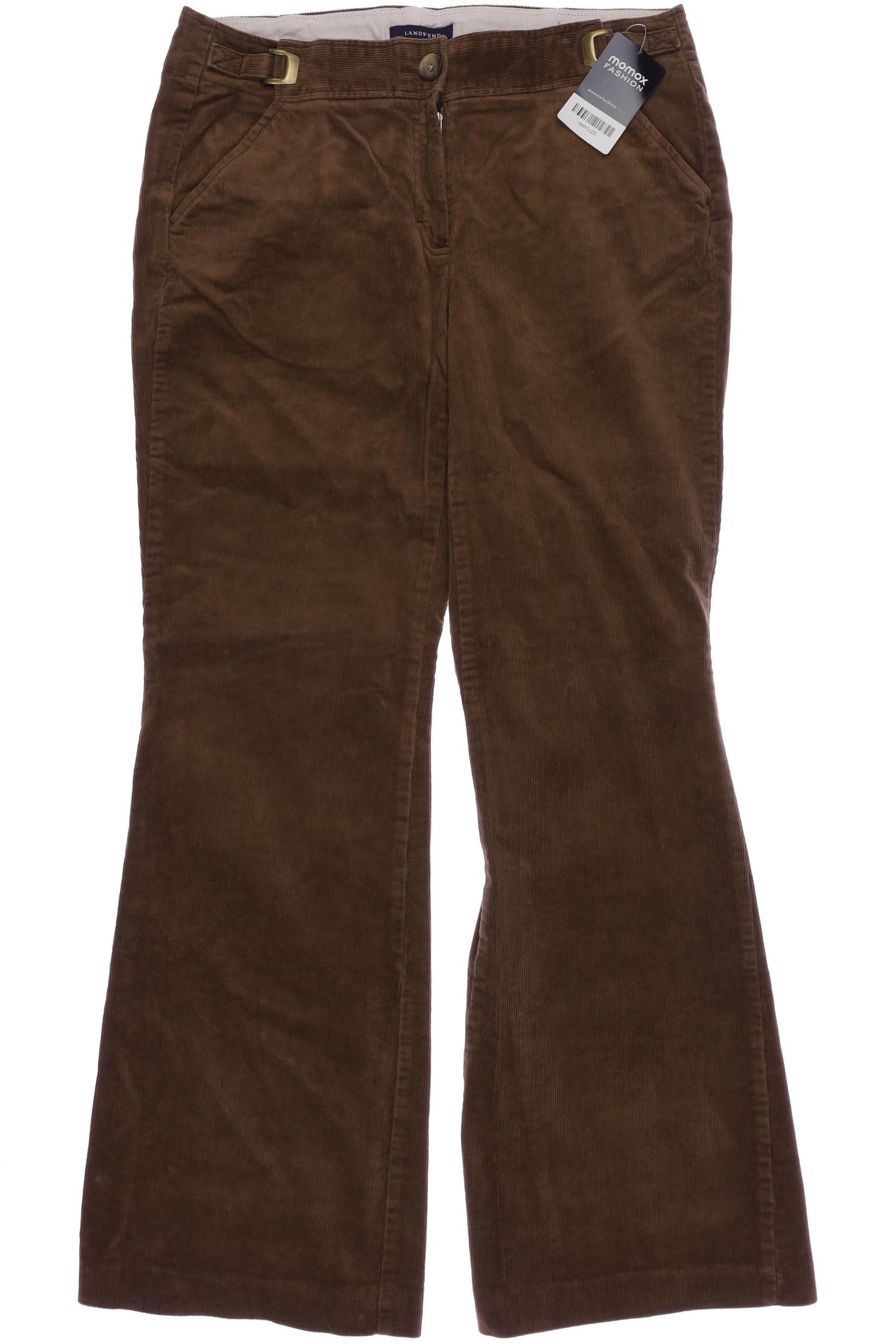 

Lands End Damen Stoffhose, braun, Gr. 8