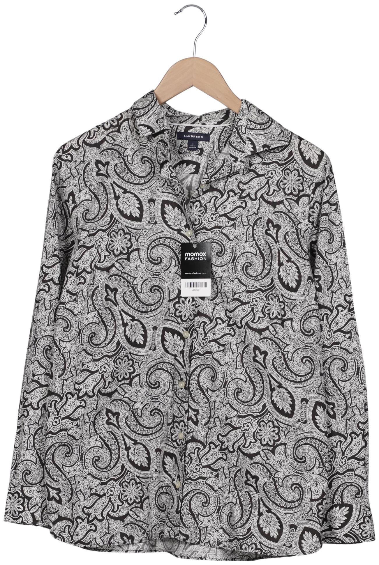 

Lands End Damen Bluse, schwarz, Gr. 14