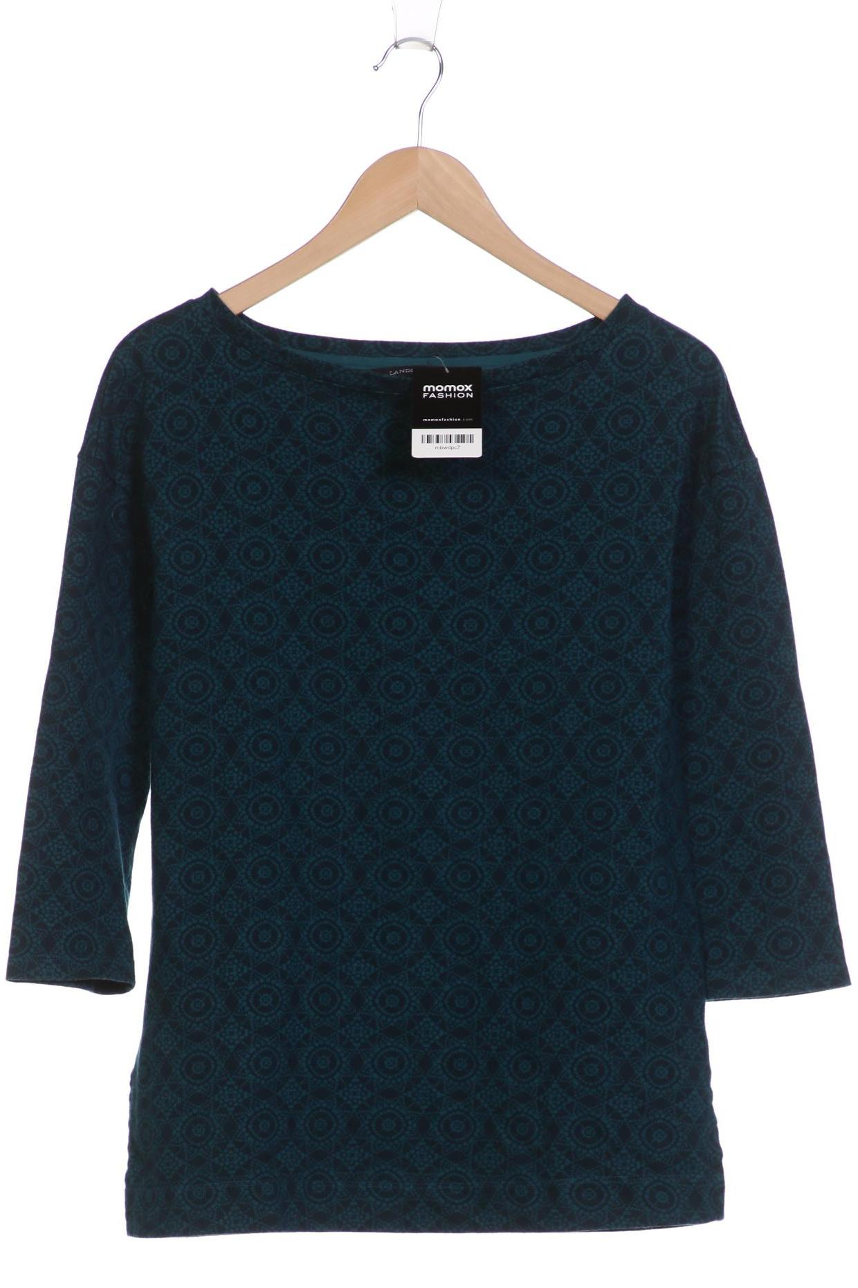 

Lands End Damen Langarmshirt, türkis, Gr. 36