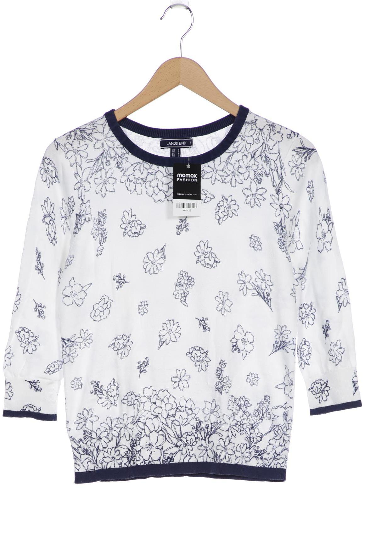

Lands End Damen Pullover, weiß