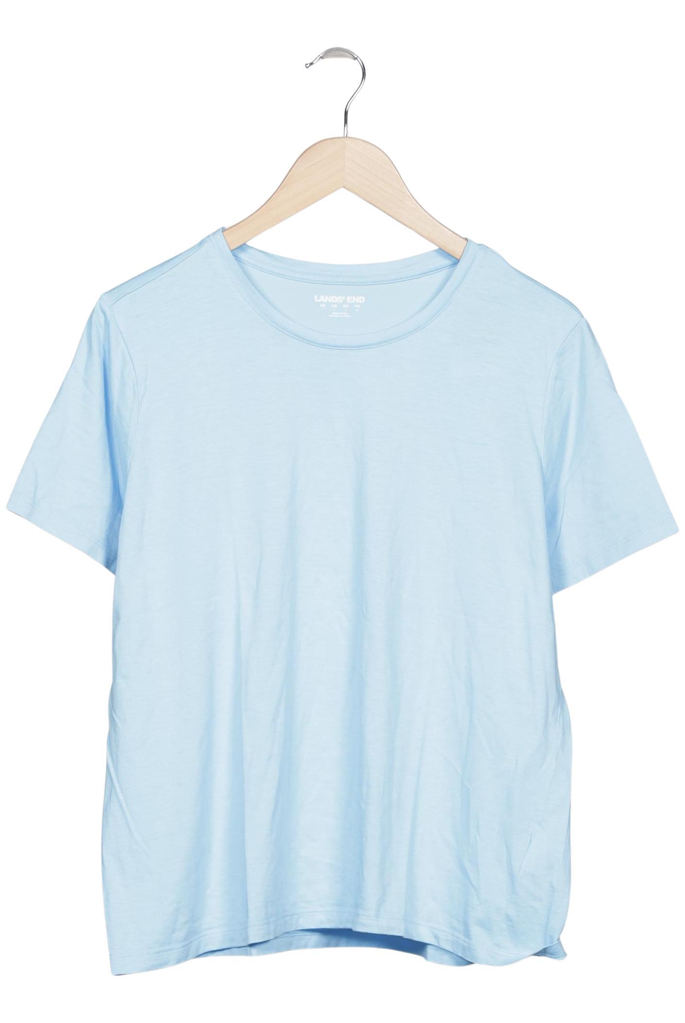 

Lands End Damen T-Shirt, hellblau, Gr. 42
