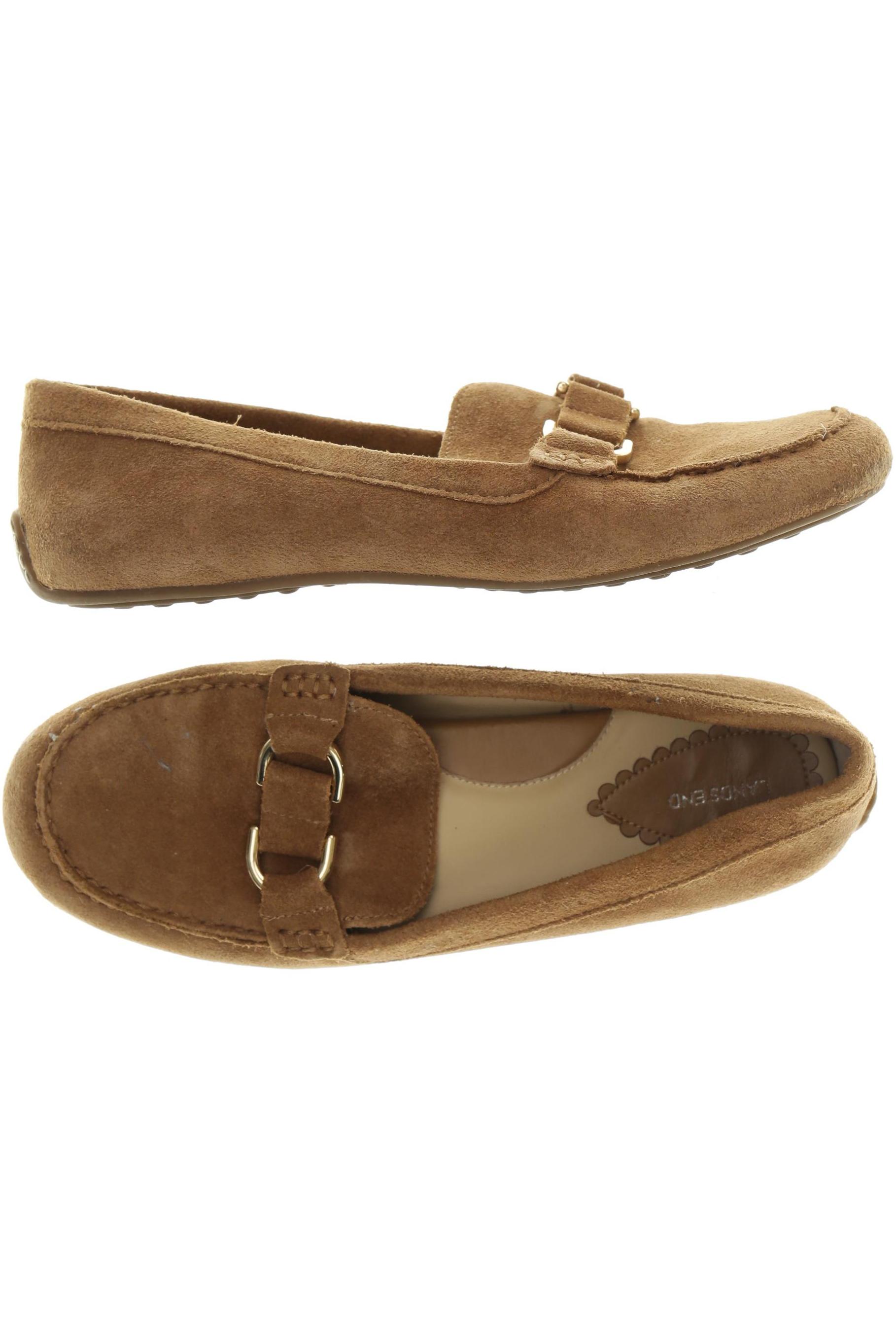 

Lands End Damen Halbschuh, braun, Gr. 40