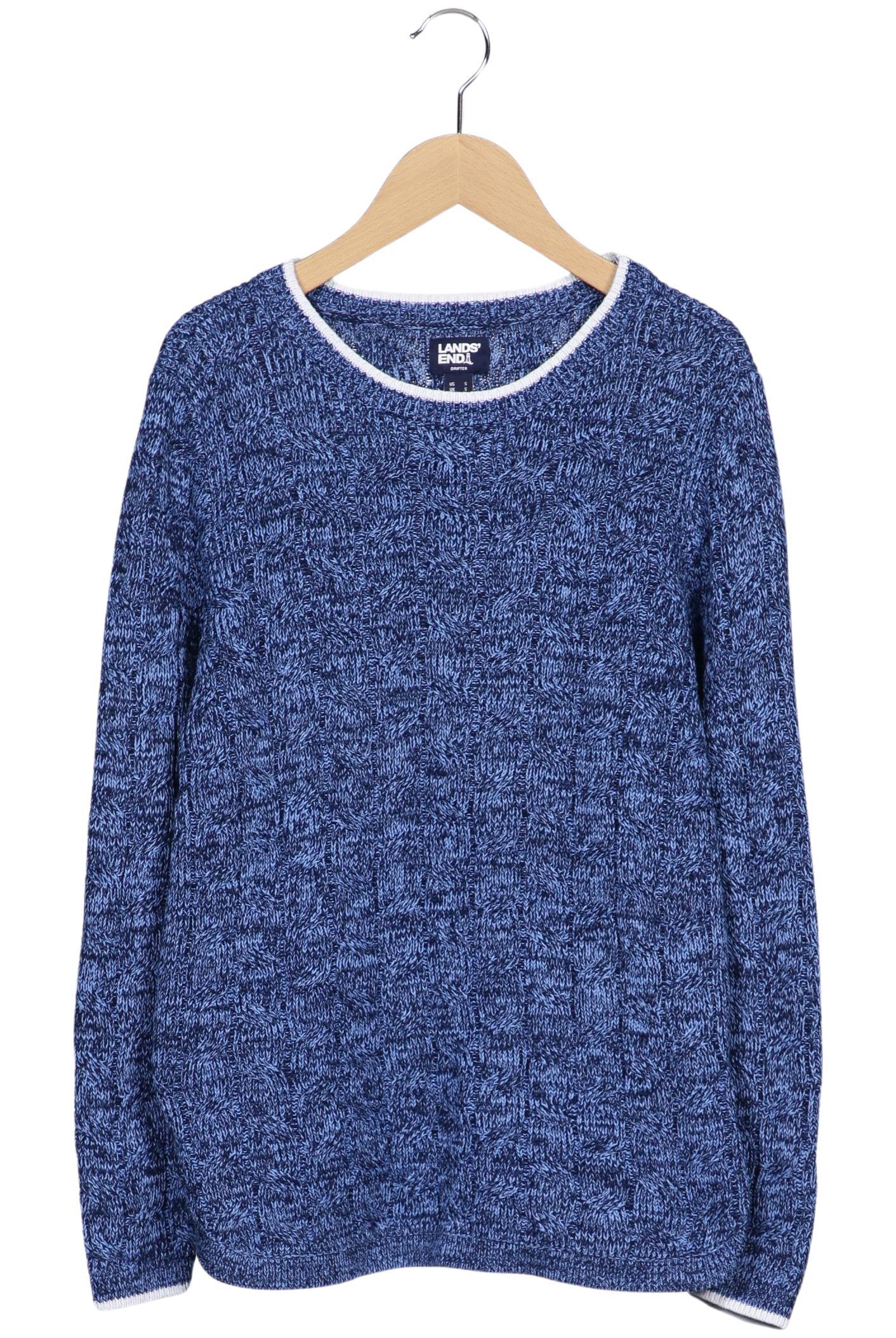 

Lands End Damen Pullover, blau, Gr. 36