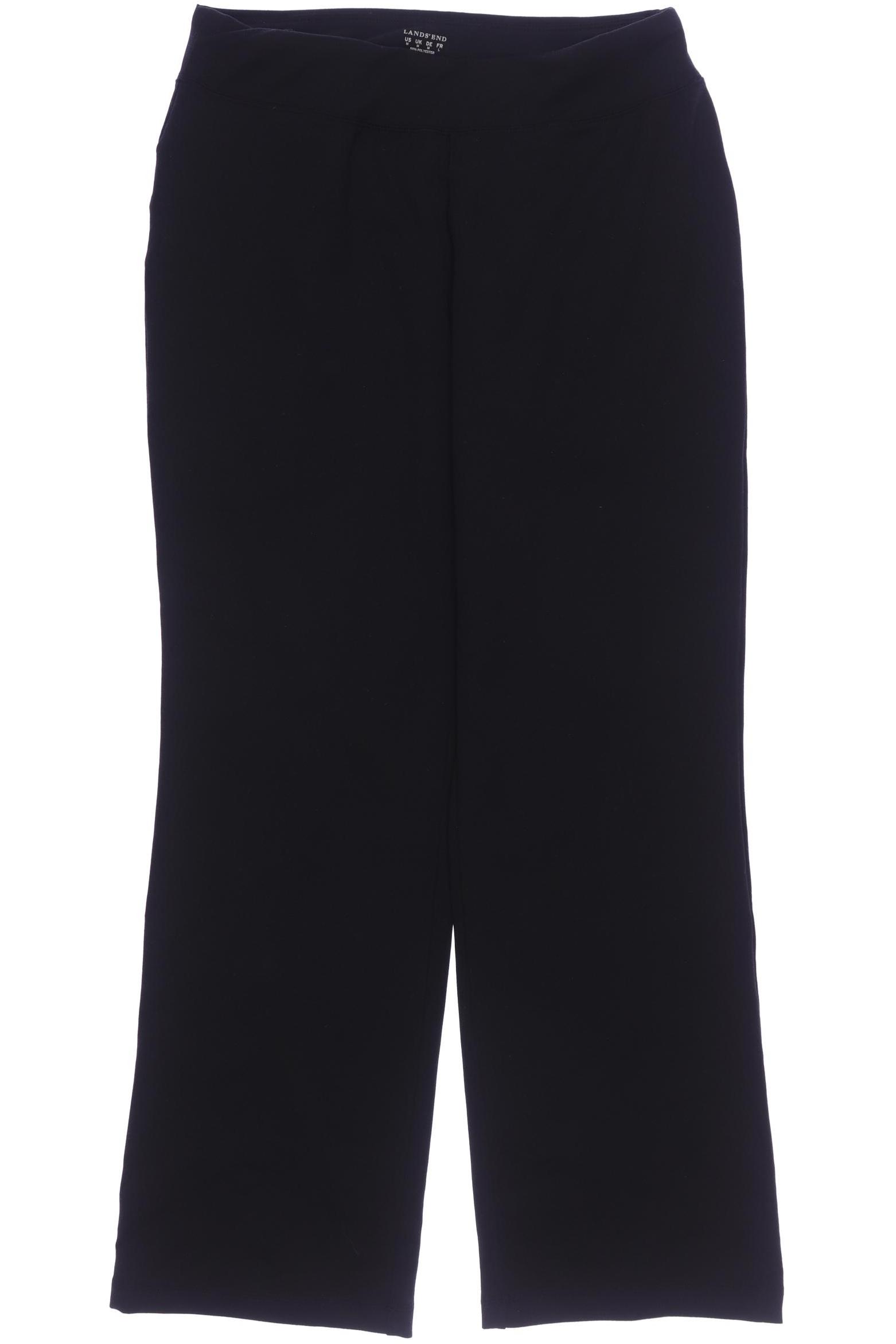 

Lands End Damen Stoffhose, schwarz, Gr. 0